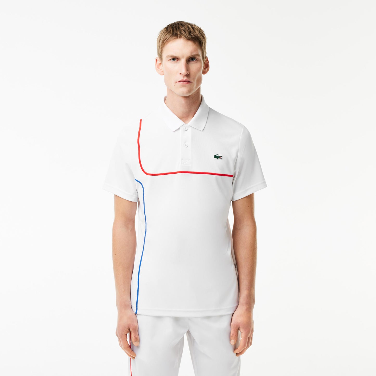 Lacoste Polo Uomini - bianco,
