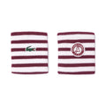 Polsino anti sudore Uomini-rosso scuro,bianco