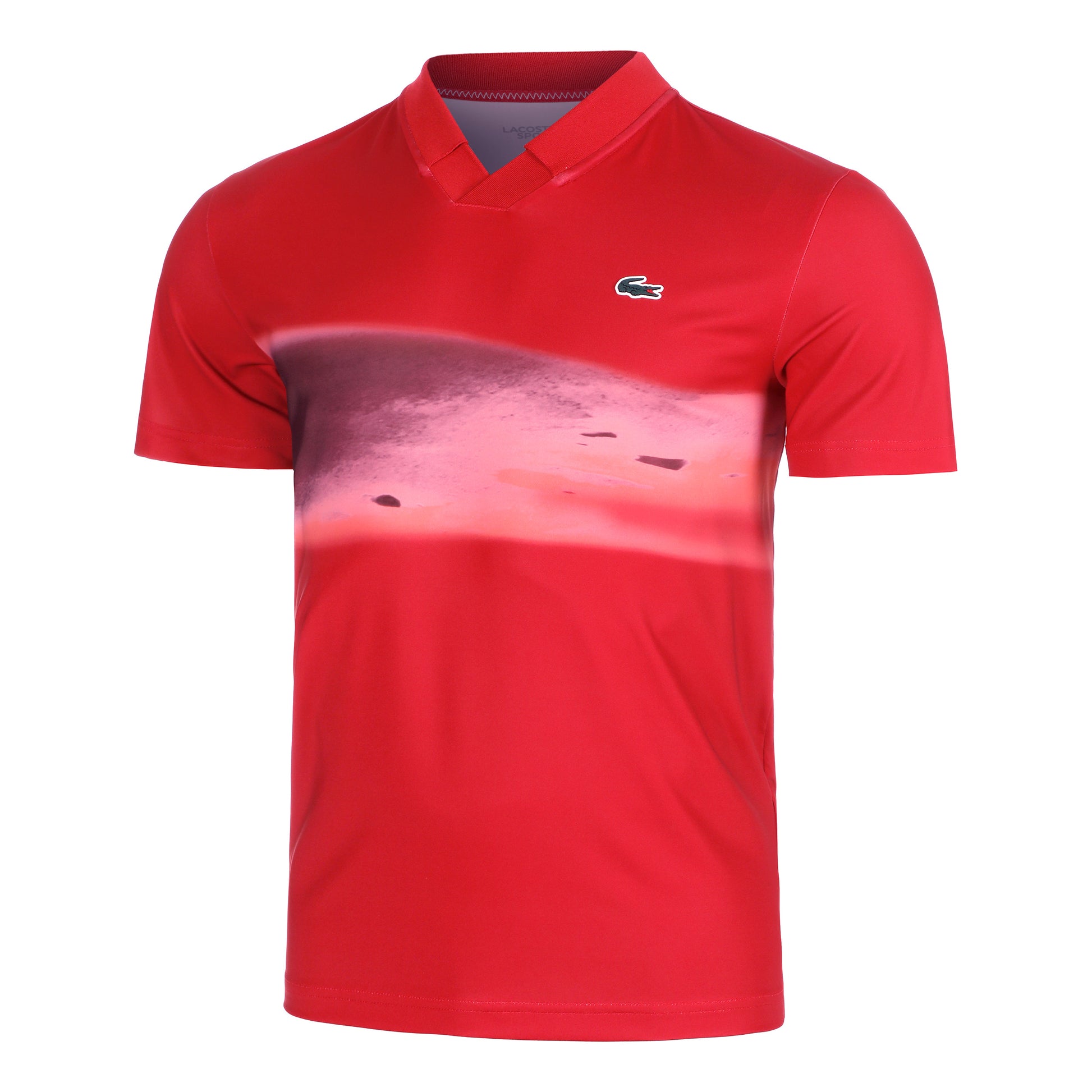 Lacoste LEER Polo Uomini - rosso,
