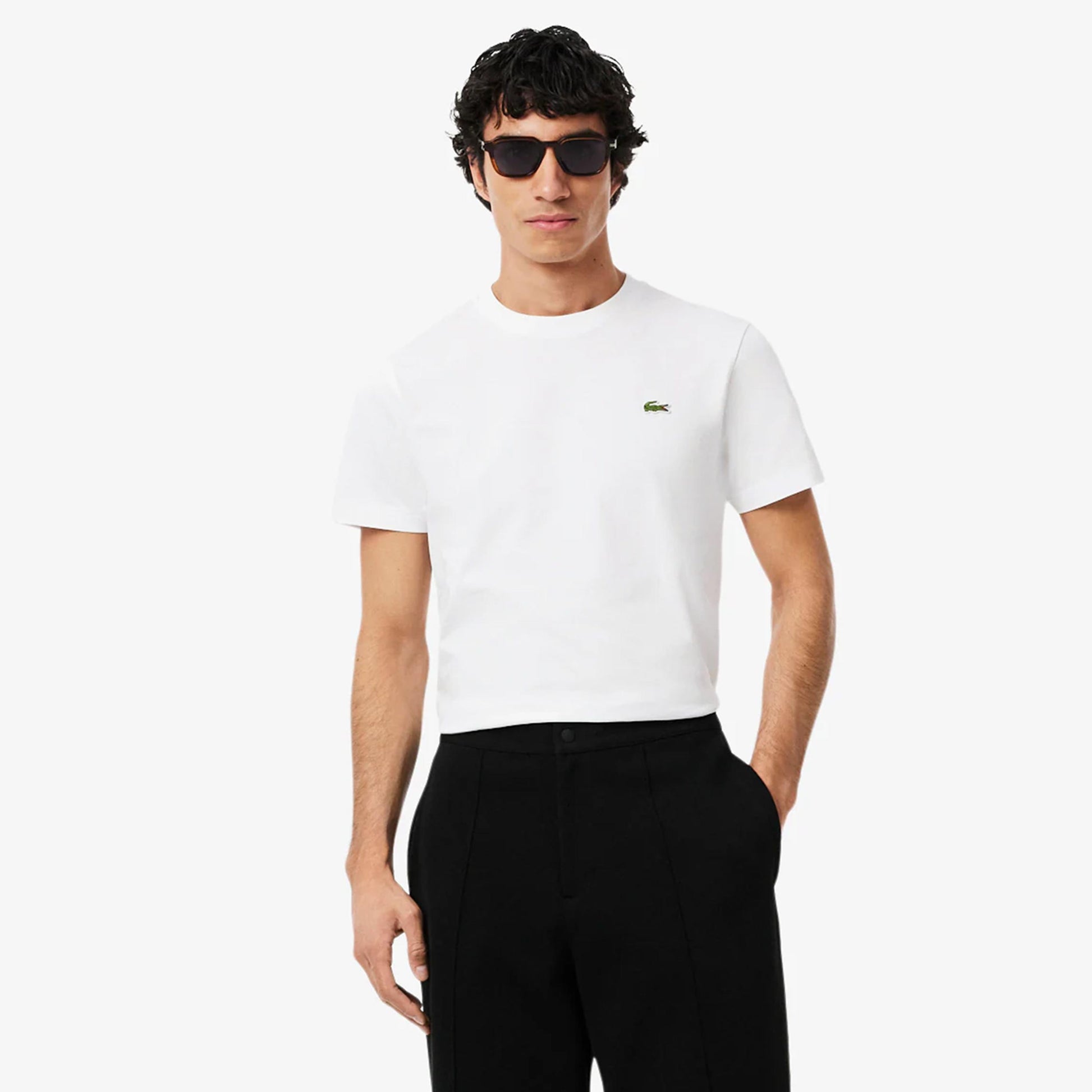 Lacoste T-Shirt Maglietta Uomini-bianco
