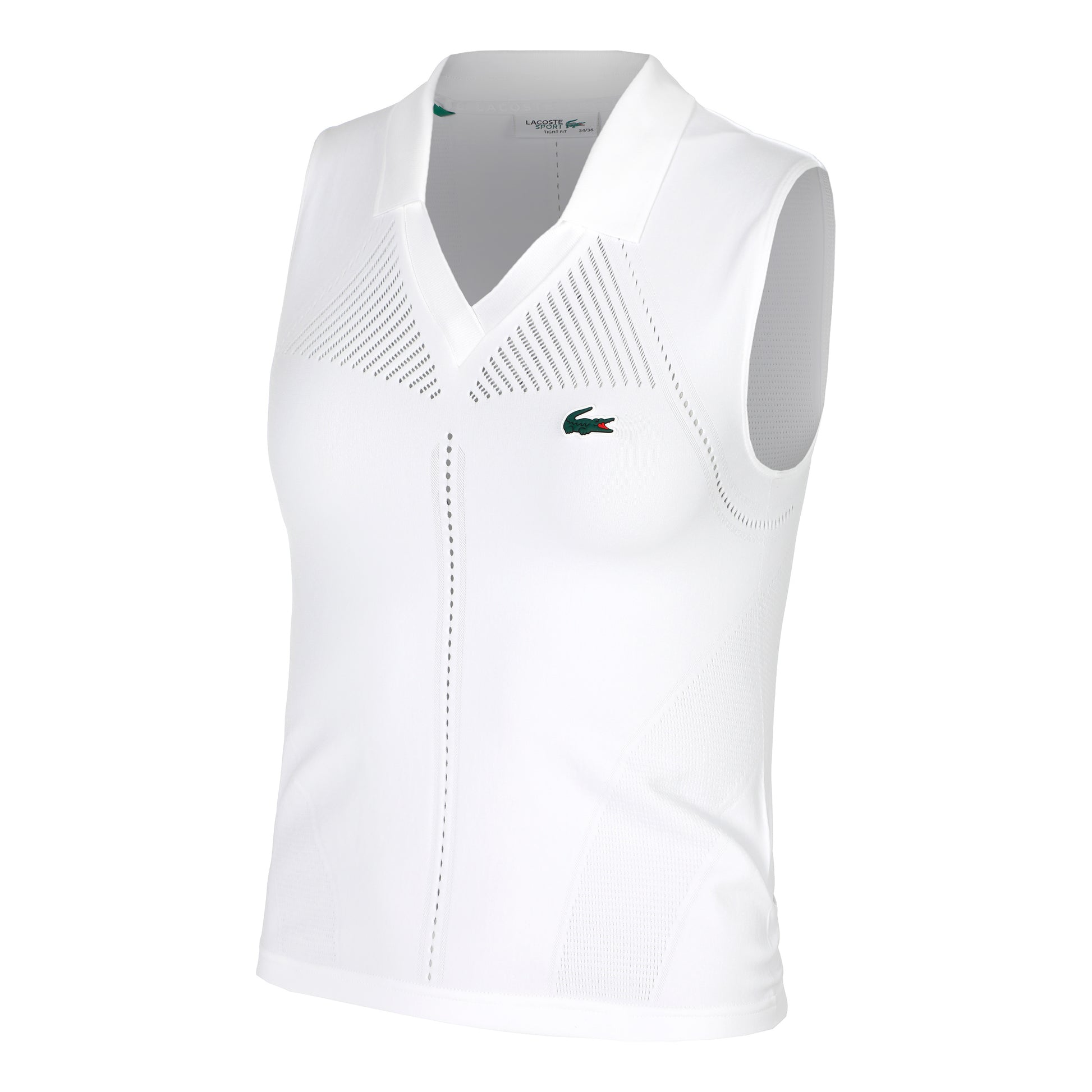 Lacoste Polo Donna - bianco,