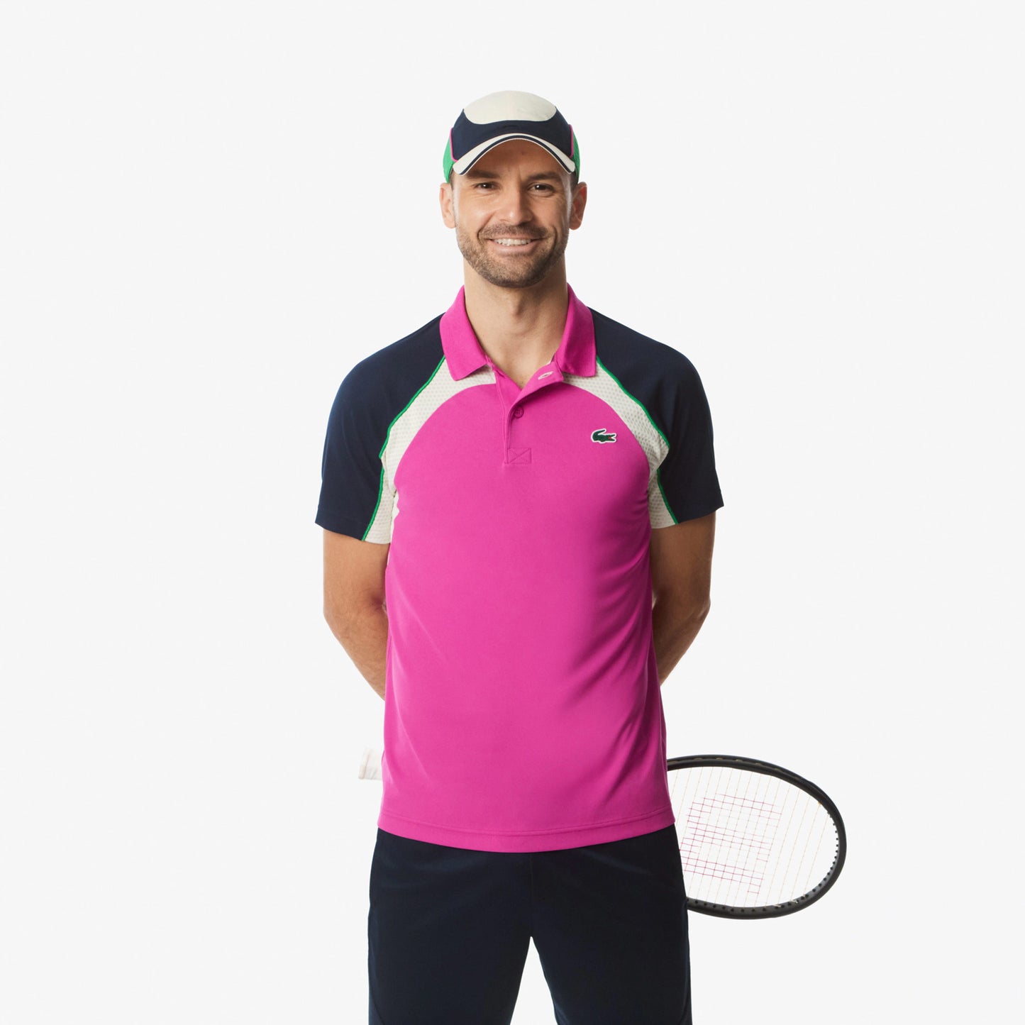 Lacoste Polo Uomini-Rosa,Multicolore