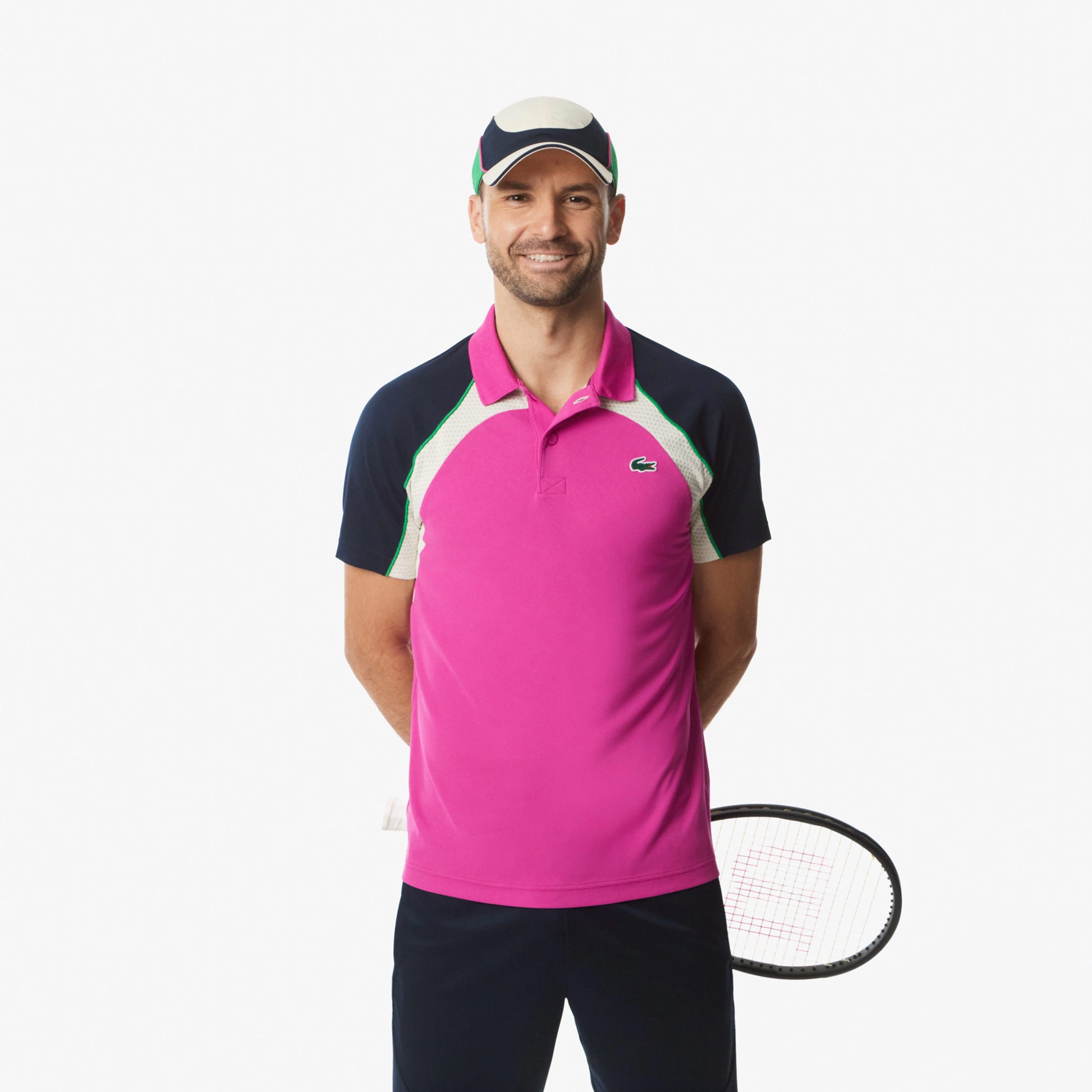 Lacoste Polo Uomini-Rosa,Multicolore