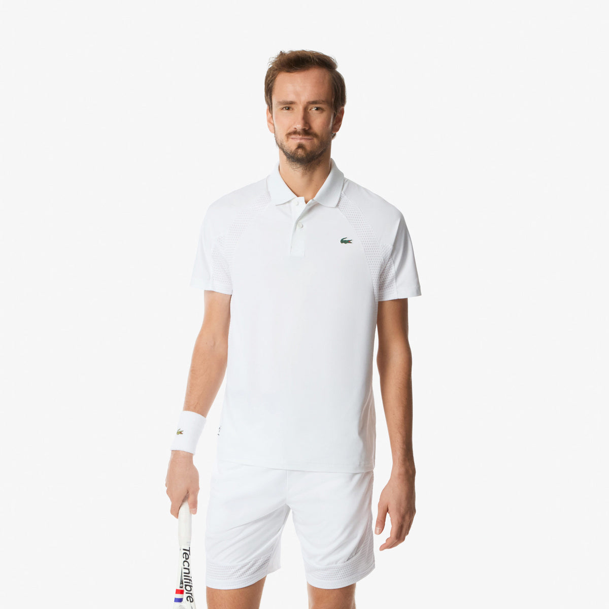 Lacoste Polo Uomini-Bianco