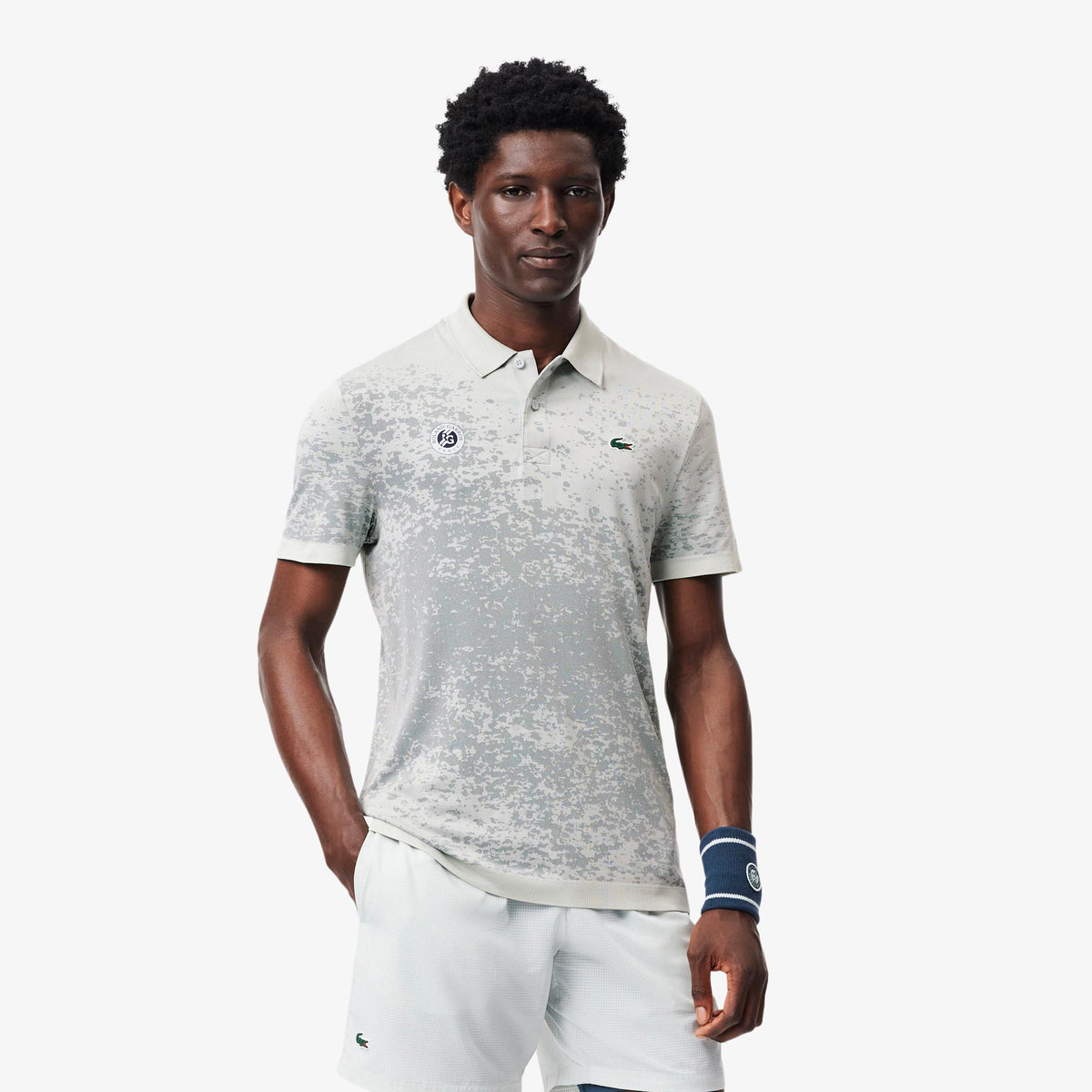 Lacoste Polo Uomini - grigio chiaro, grigio