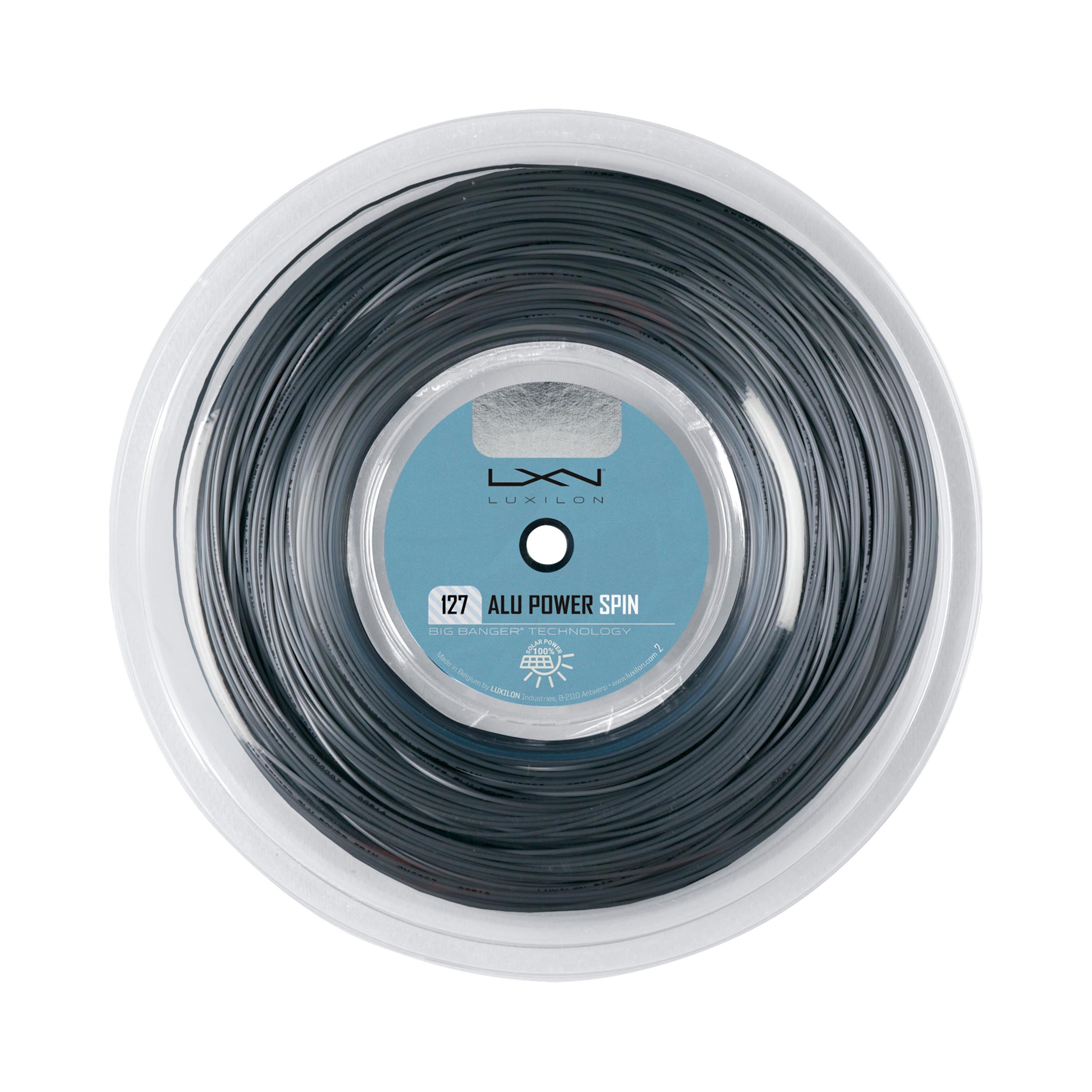 Luxilon Alu Power Spin Rotolo Di Corde 220m-Argento