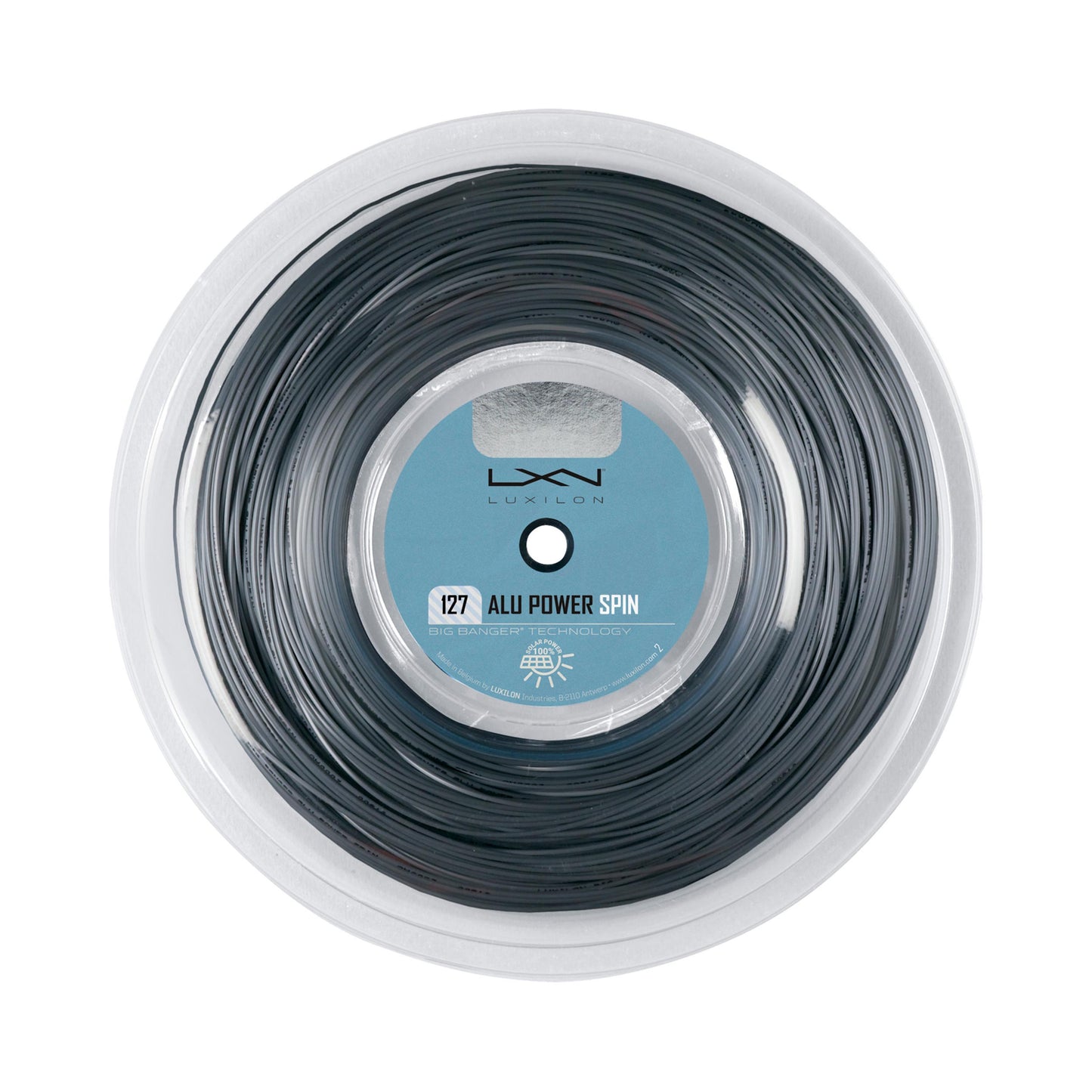 Luxilon Alu Power Spin Rotolo Di Corde 220m-Argento