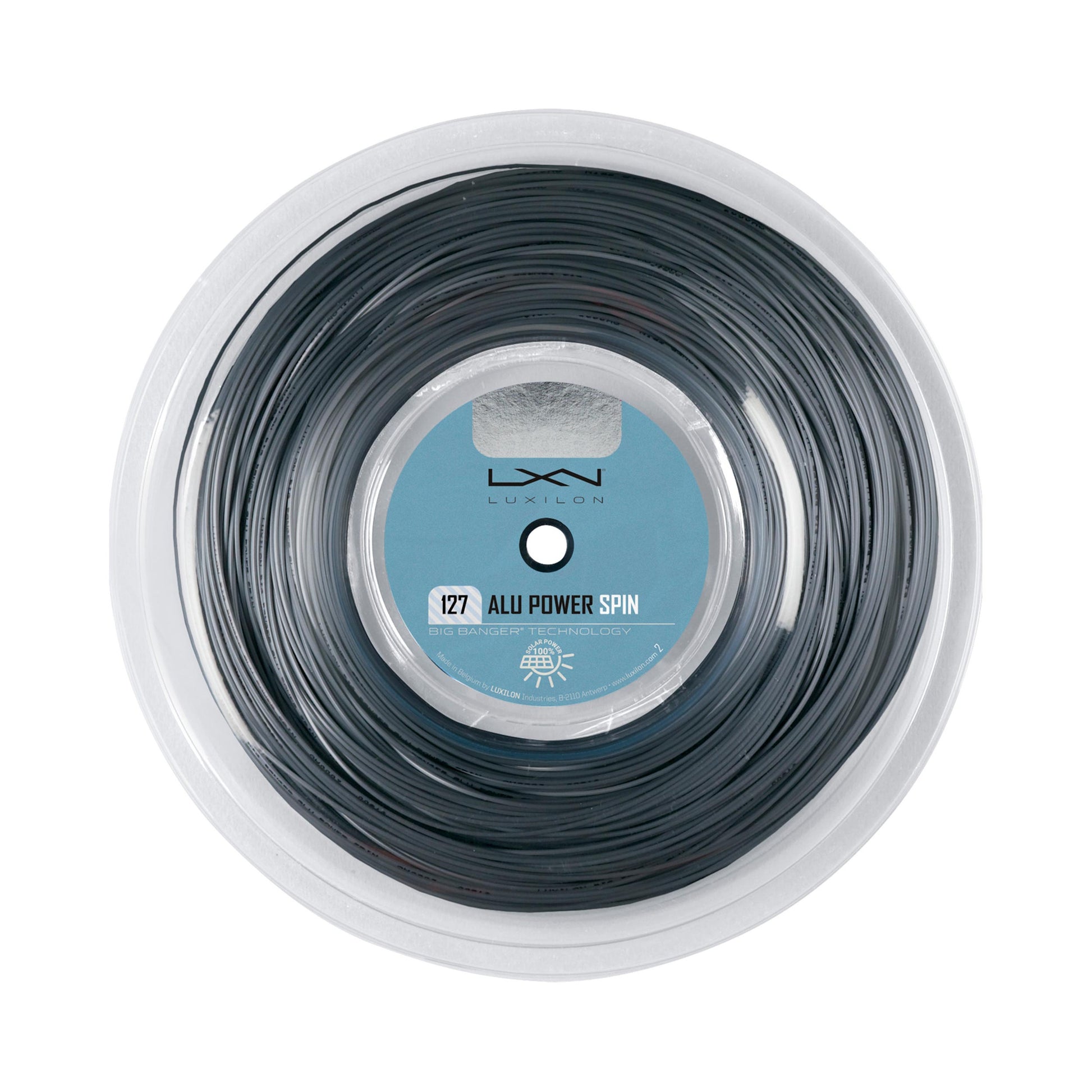 Luxilon Alu Power Spin Rotolo Di Corde 220m-Argento