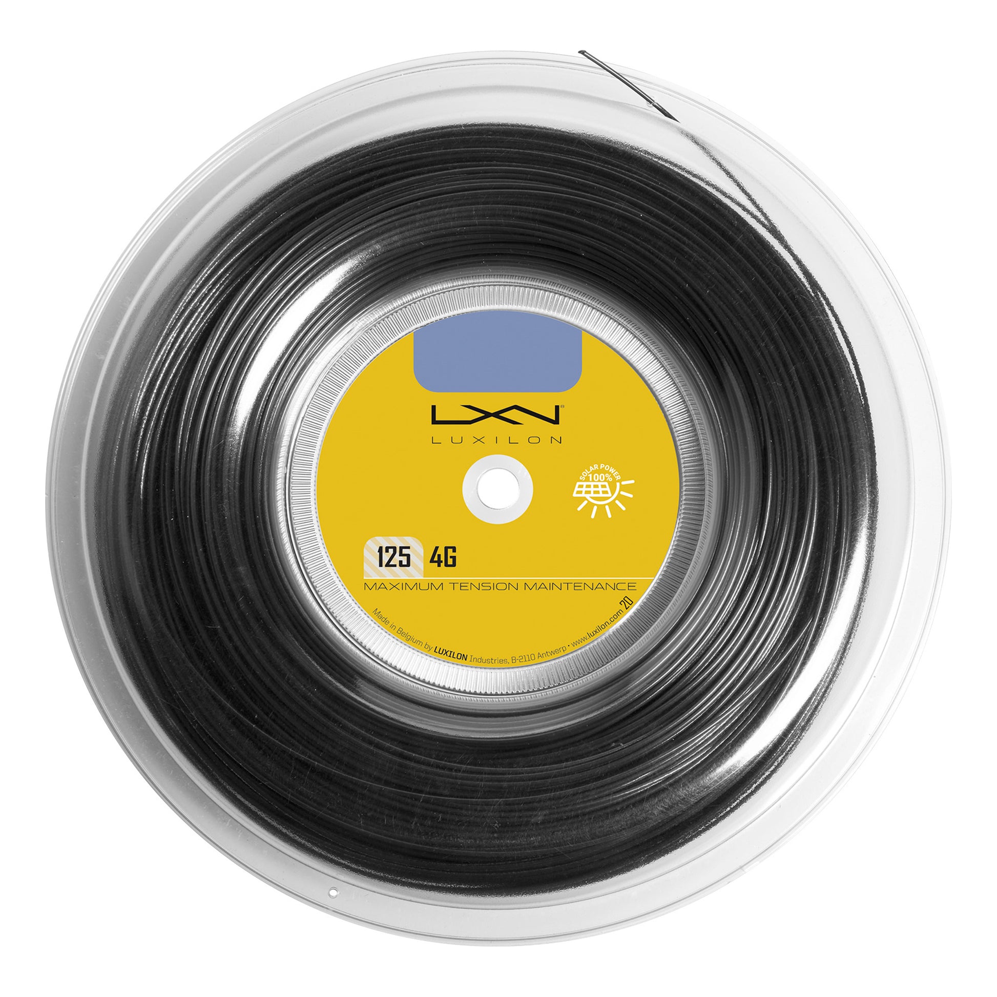 Luxilon 4G Rotolo Di Corde 200m-Nero