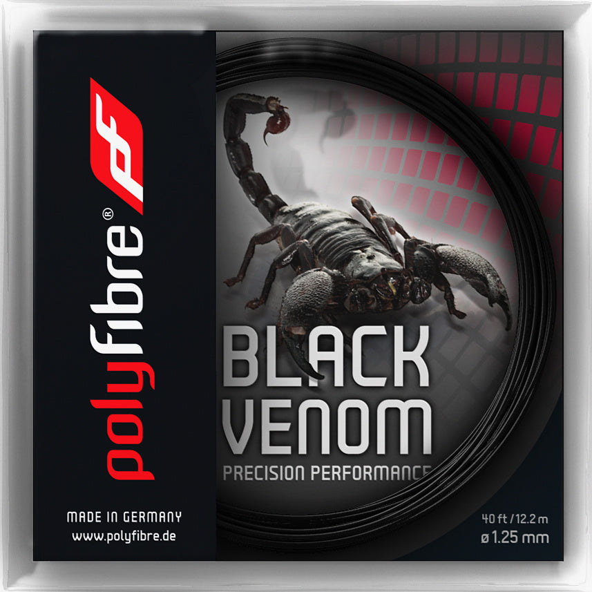 Polyfibre Black Venom Set Di Corde 12,2m-Nero