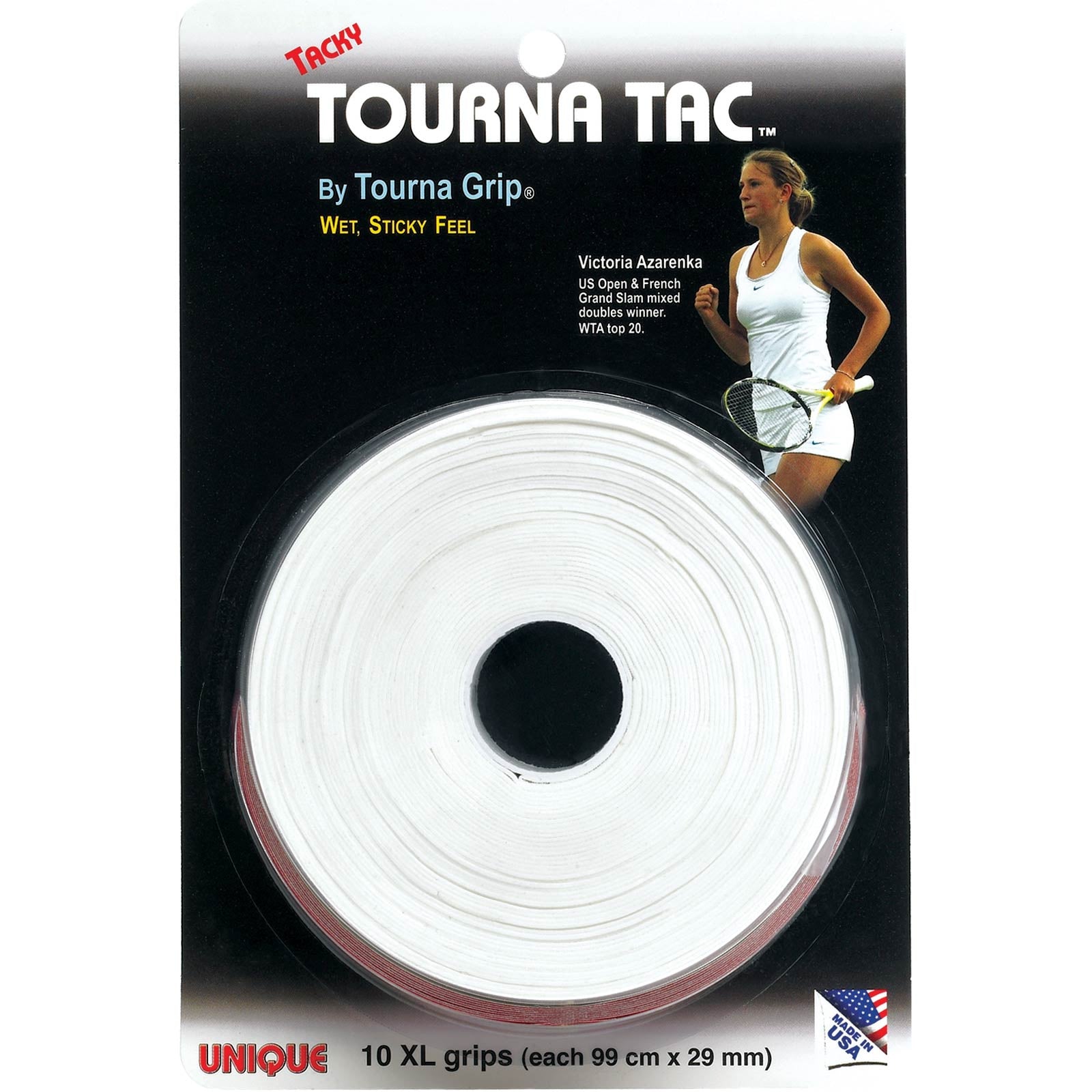 Tourna Tac Confezione Da 10-Bianco