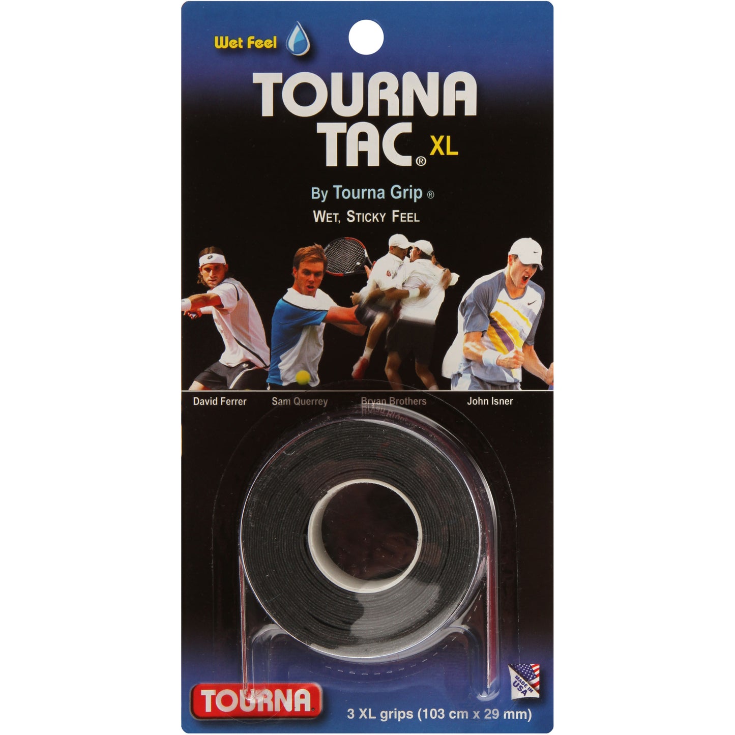 Tourna Tac Confezione Da 3-Nero