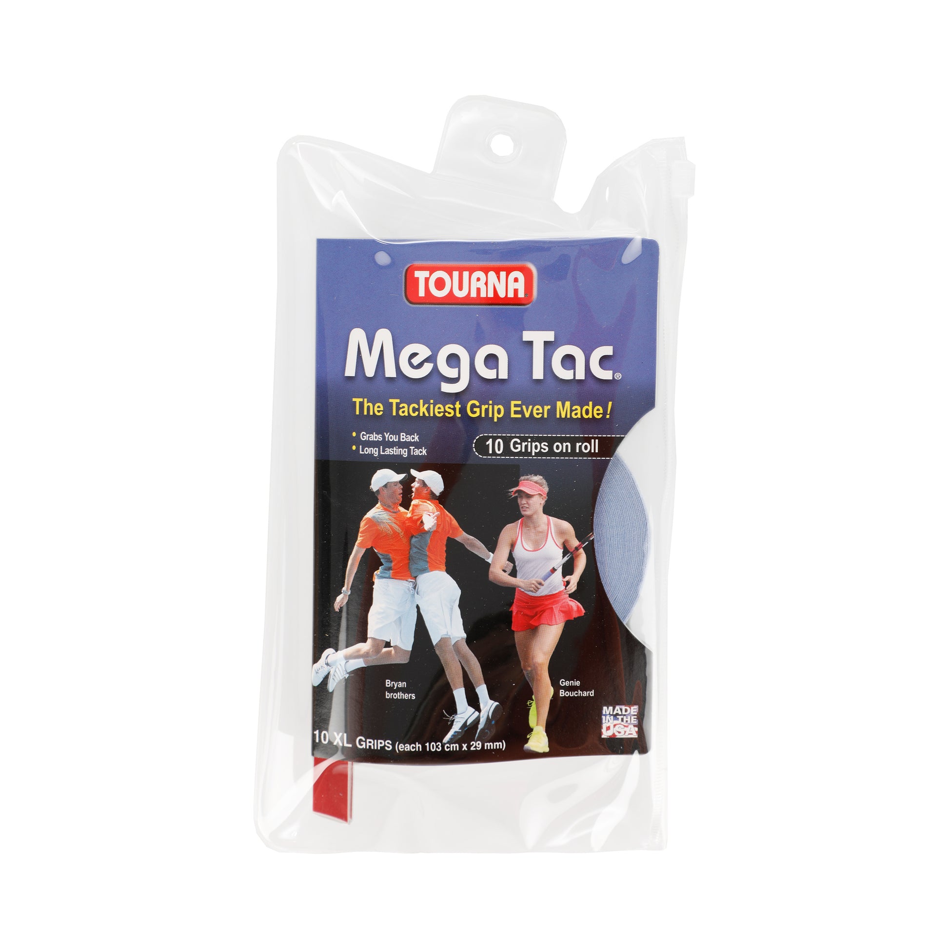 Tourna Mega Tac Confezione Da 10-Blu
