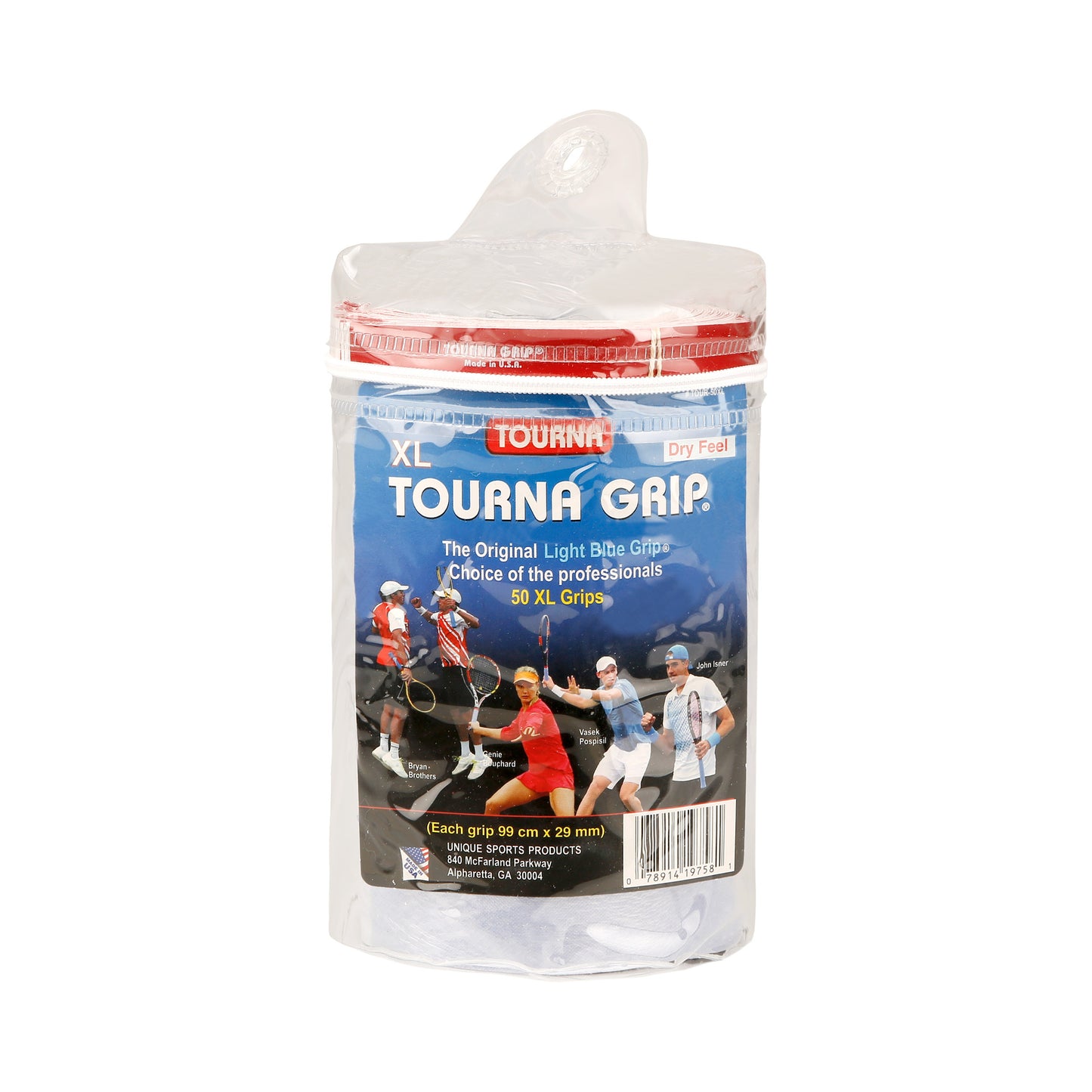 Tourna Grip Tour XL Confezione Da 50-Blu