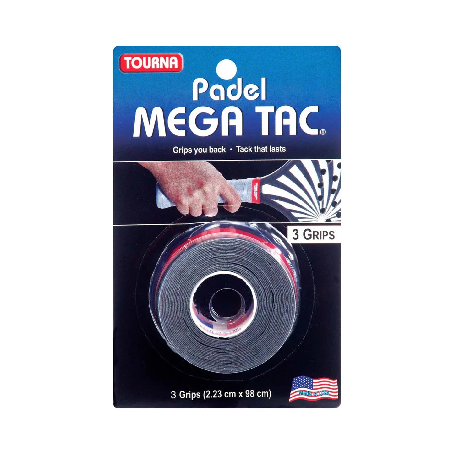 Tourna Padel Mega Tac Confezione Da 3-Nero