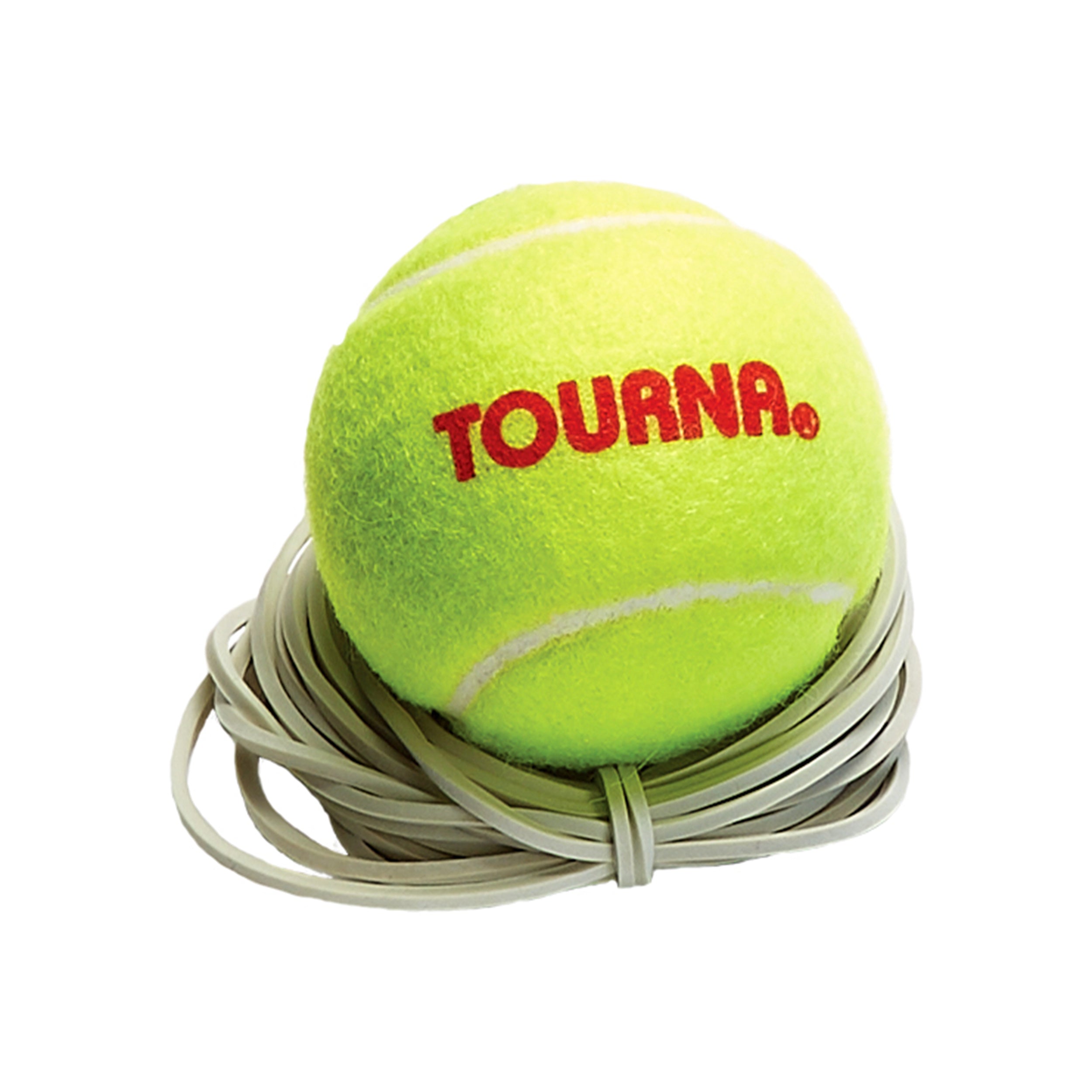 Tourna Ball & String (für Fill & Drill) Strumento Per Allenamento-Giallo,Rosso