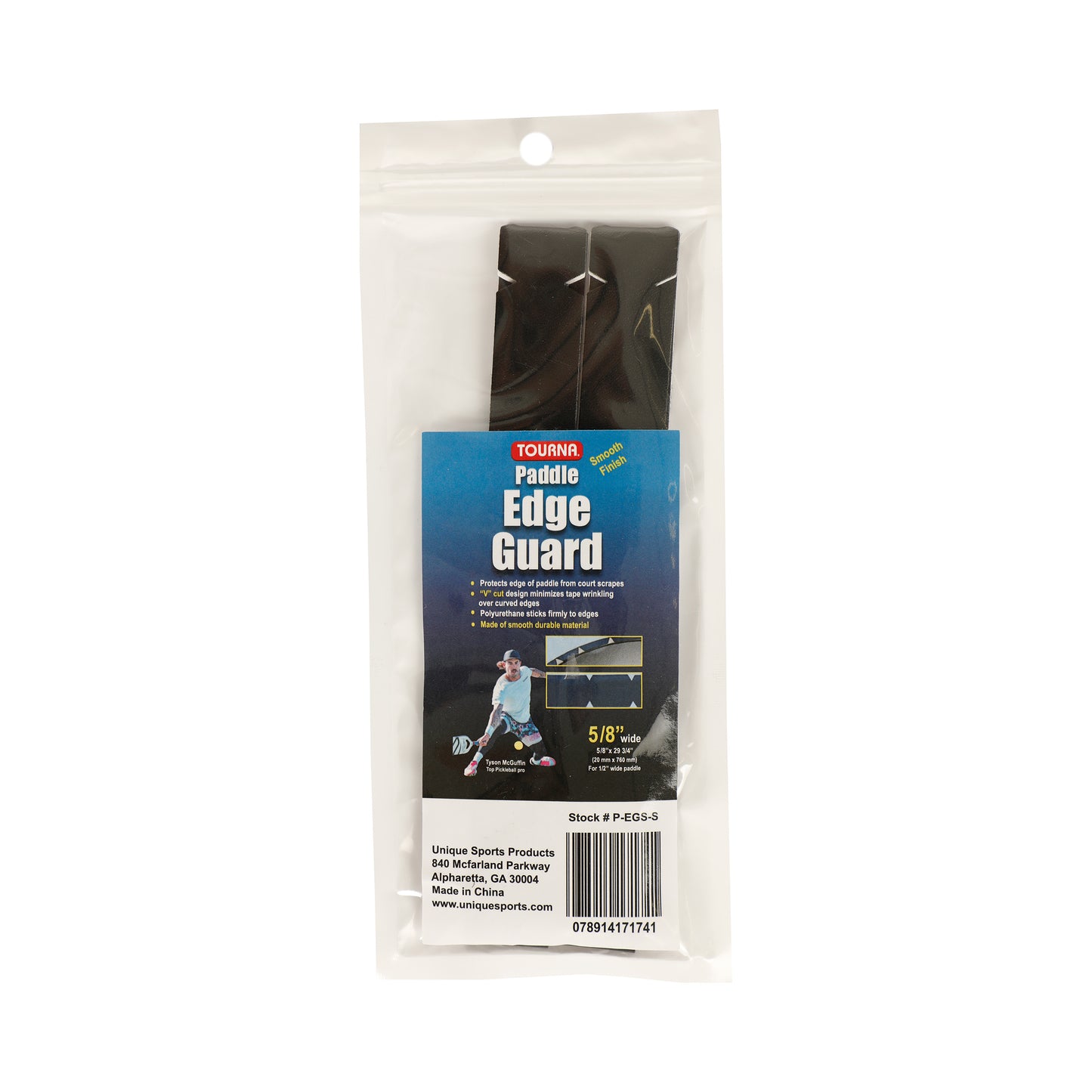 Tourna Padel Edge Guard 15mm Nastro Di Protezione Del Telaio Per Pickleball-Nero