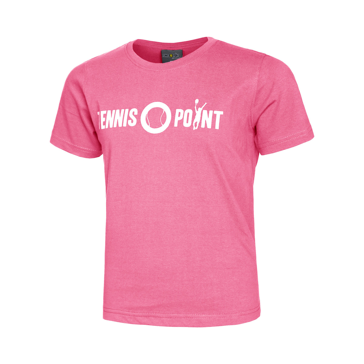 Tennis-Point Basic Cotton Maglietta Bambini - rosa, bianco