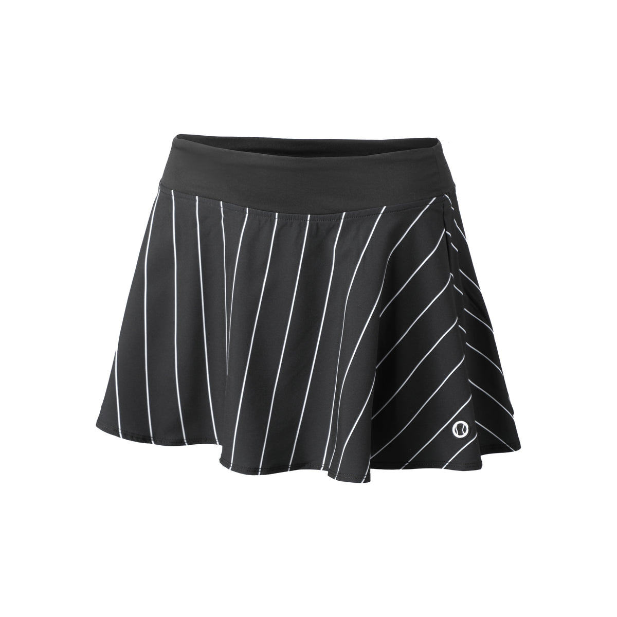 Tennis-Point Stripes Gonna Donna - nero, bianco
