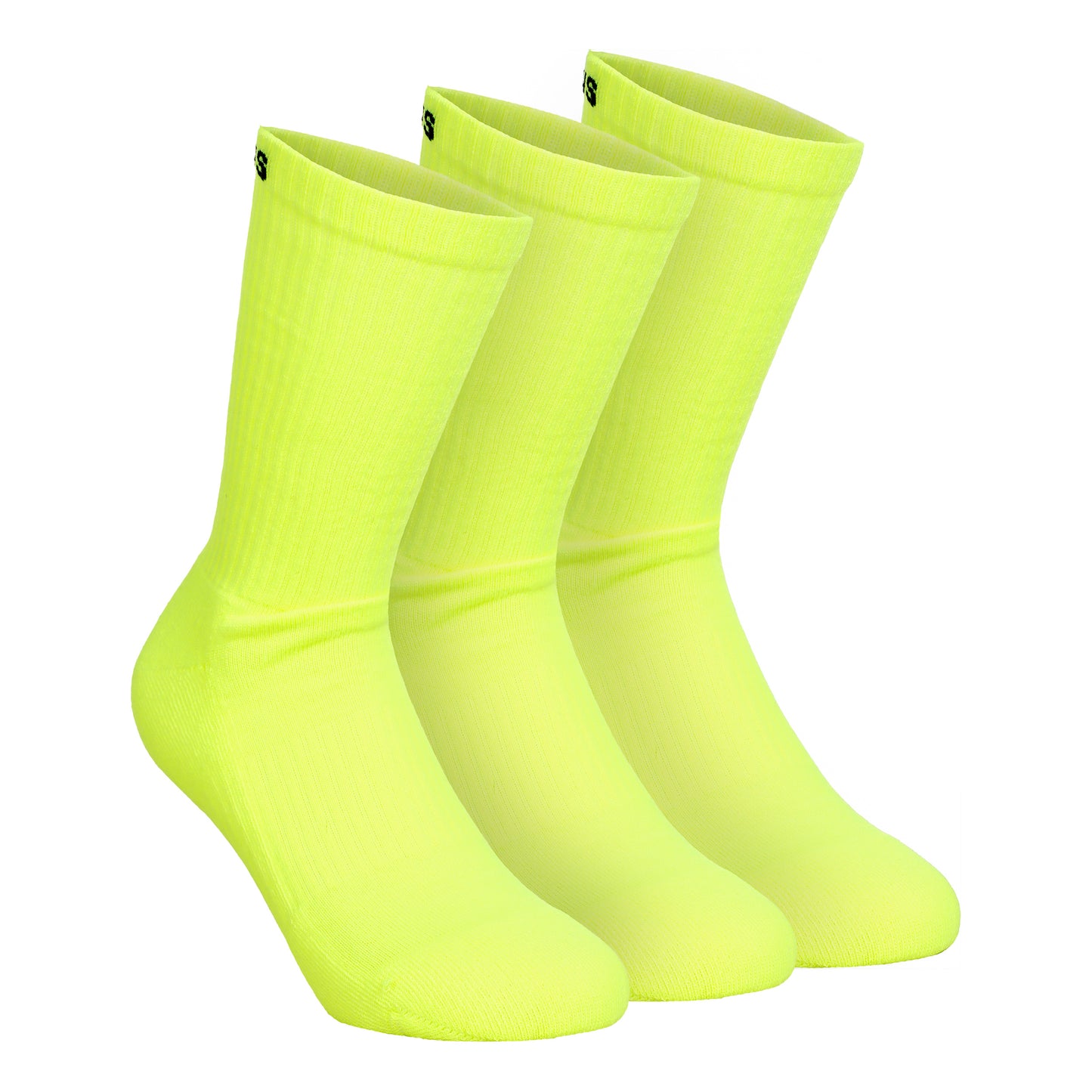 Tennis-Point Calzini Da Tennis Confezione Da 3-Giallo Neon