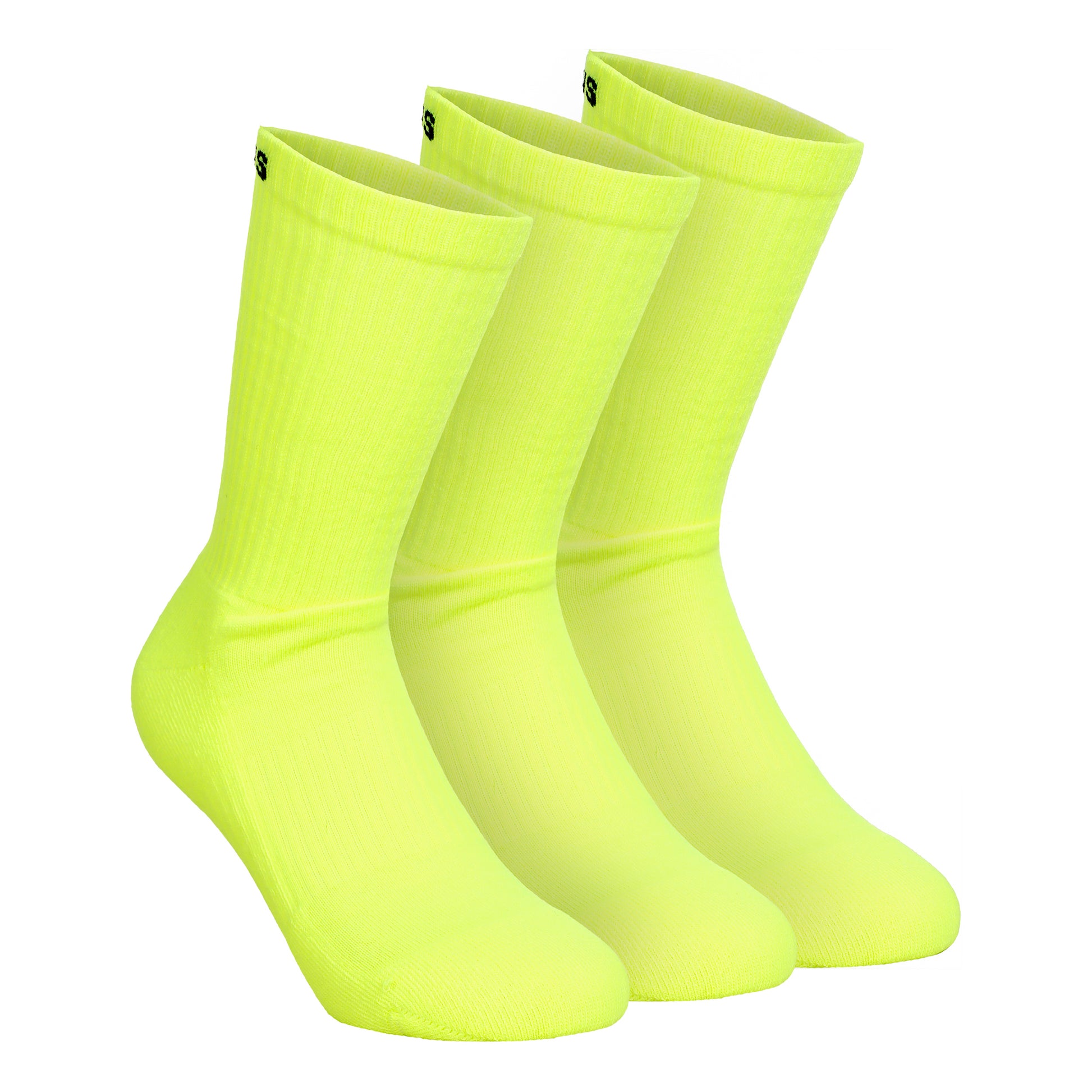 Tennis-Point Calzini Da Tennis Confezione Da 3-Giallo Neon