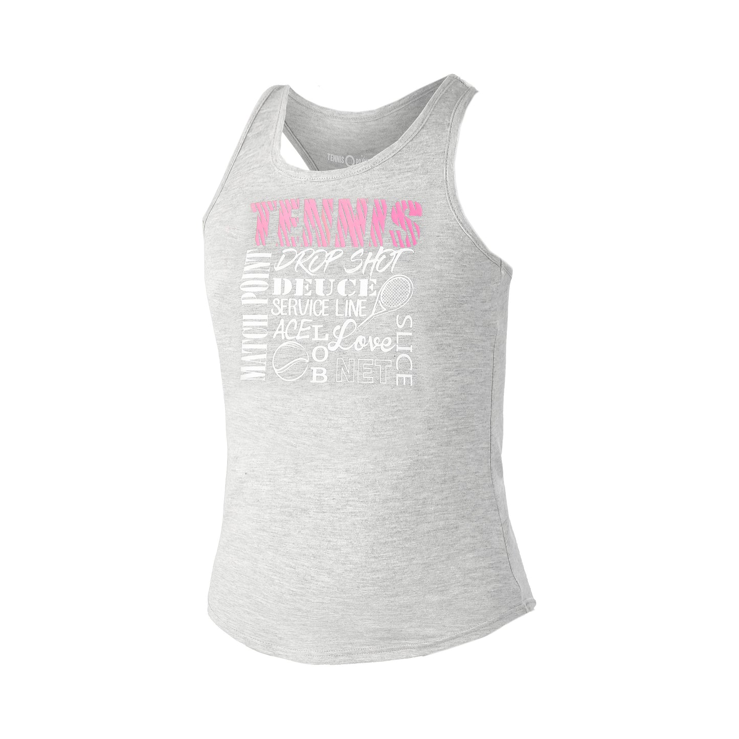 Tennis-Point Tennis World Canottiera Ragazze - grigio, multicolore
