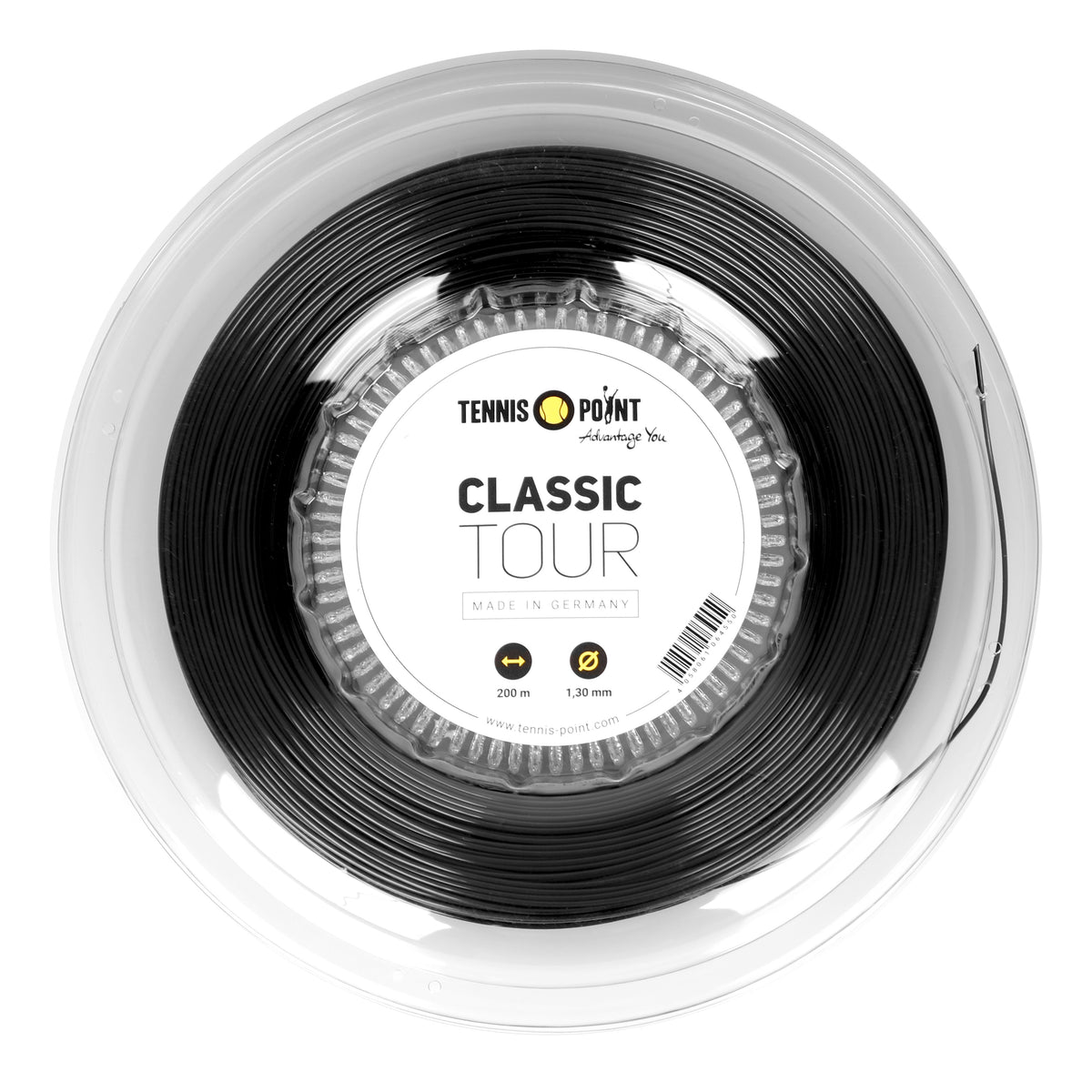 Tennis-Point Classic Tour Rotolo di corde 200m - nero