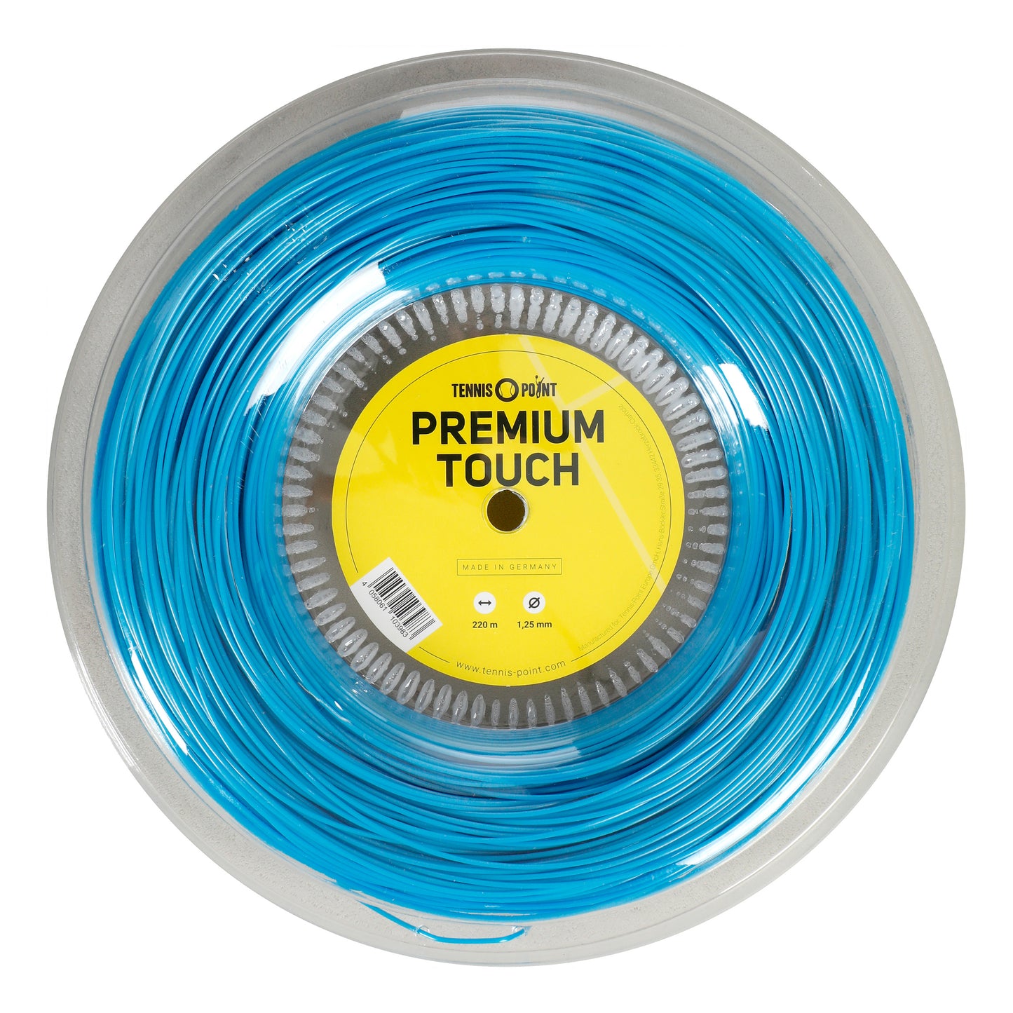 Tennis-Point Premium Touch Rotolo di corde 220m - blu chiaro
