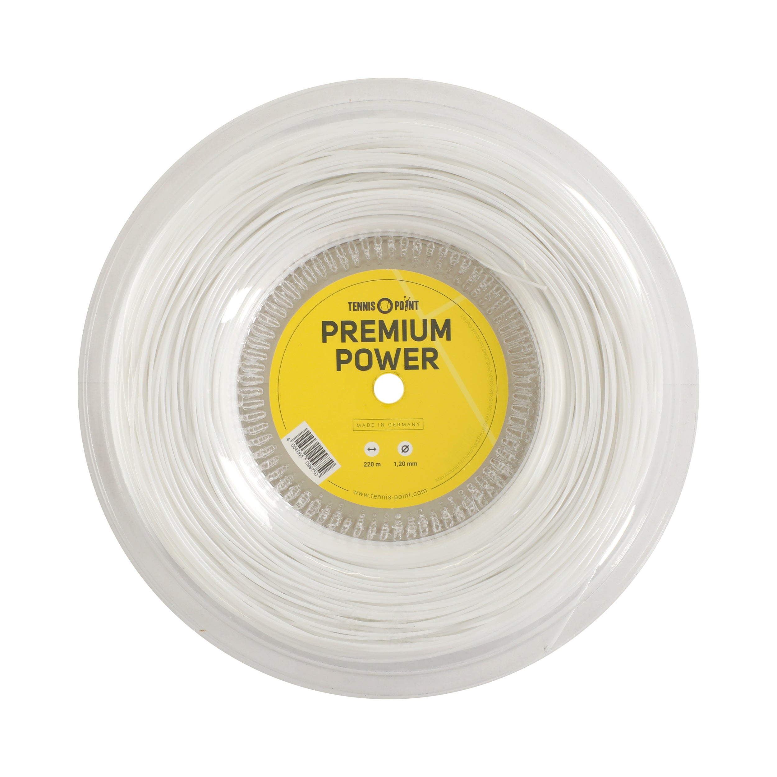 Premium Power Rotolo Di Corde 220m-Bianco | Tennis-Point