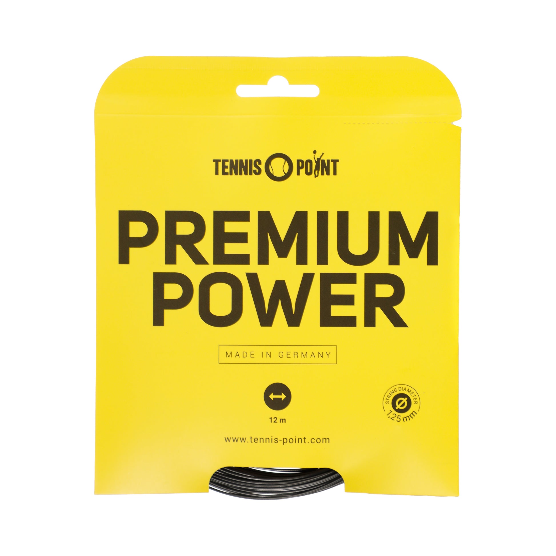 Tennis-Point Premium Power Set Di Corde 12m-Nero