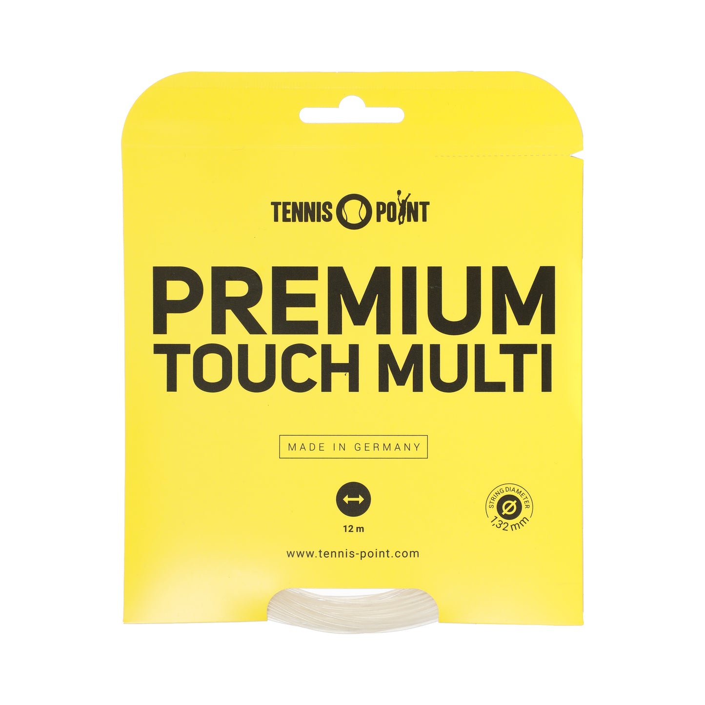 Tennis-Point Premium Touch Multi Set Di Corde 12m-Colori Naturali