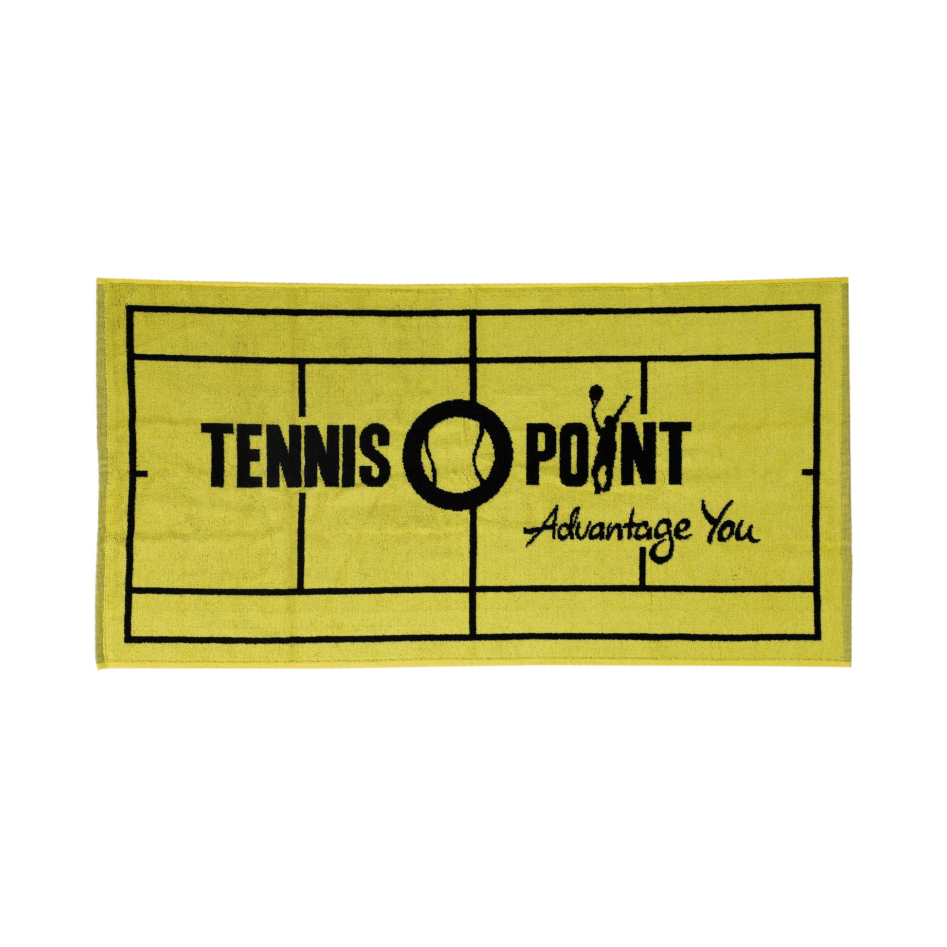 Tennis-Point 50x100 Asciugamano-Giallo,Nero