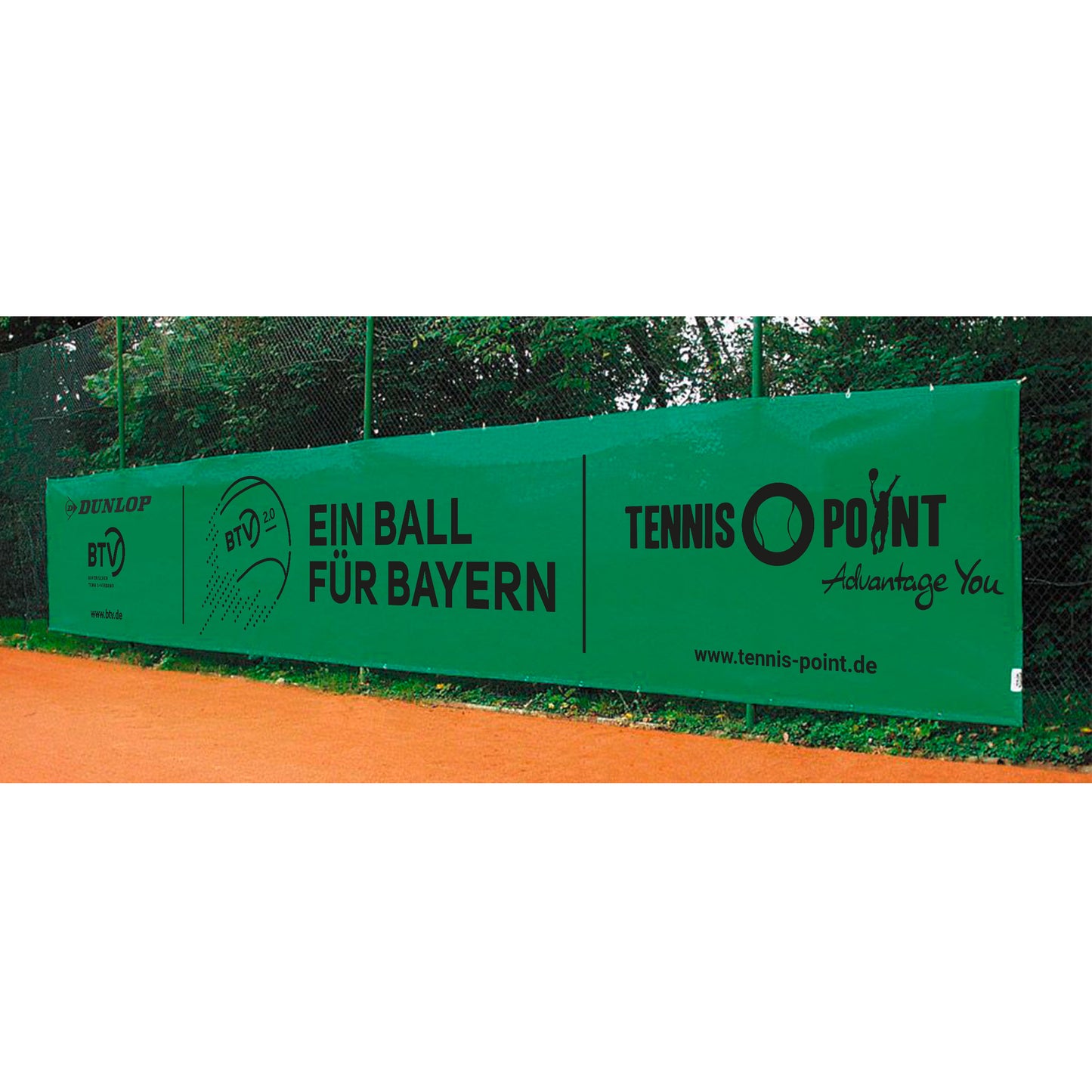 Tennis-Point Dunlop - Ein Ball für Bayern Telo oscurante 12x2m