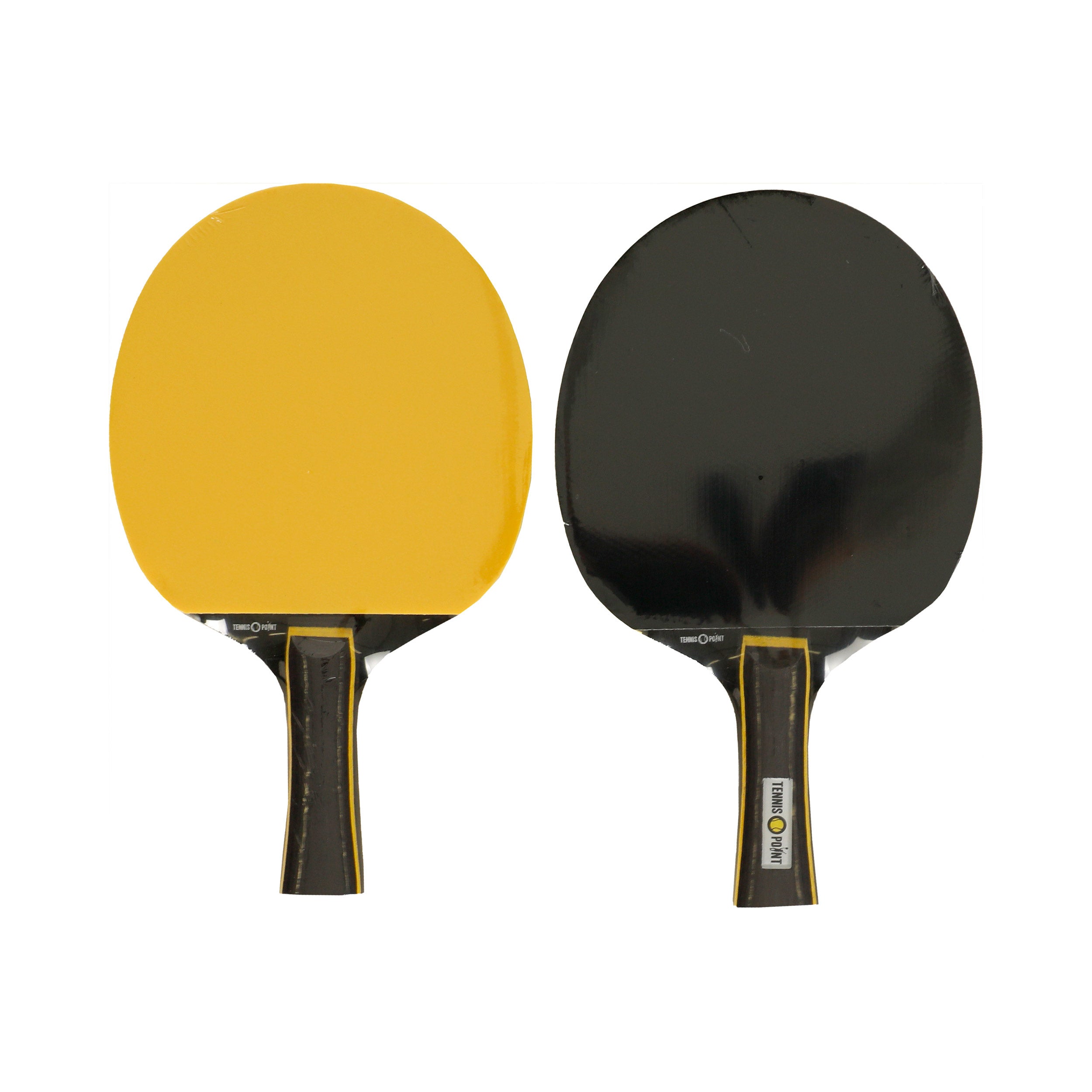 Tennis-Point Set Da Ping Pong In Aggiunta Borsa,Plus 3x Bälle-Nero,Giallo