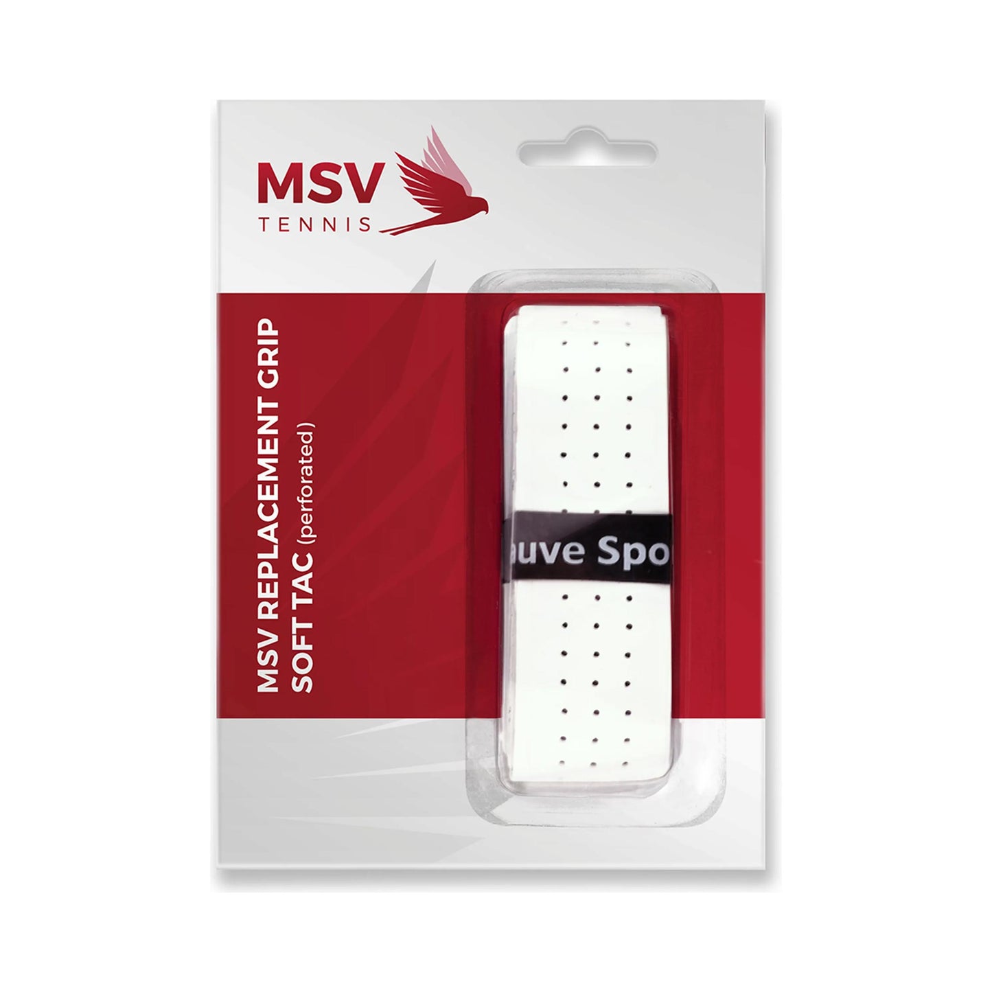 MSV Basic Grip Soft-Tac perforated Confezione da 1 - bianco