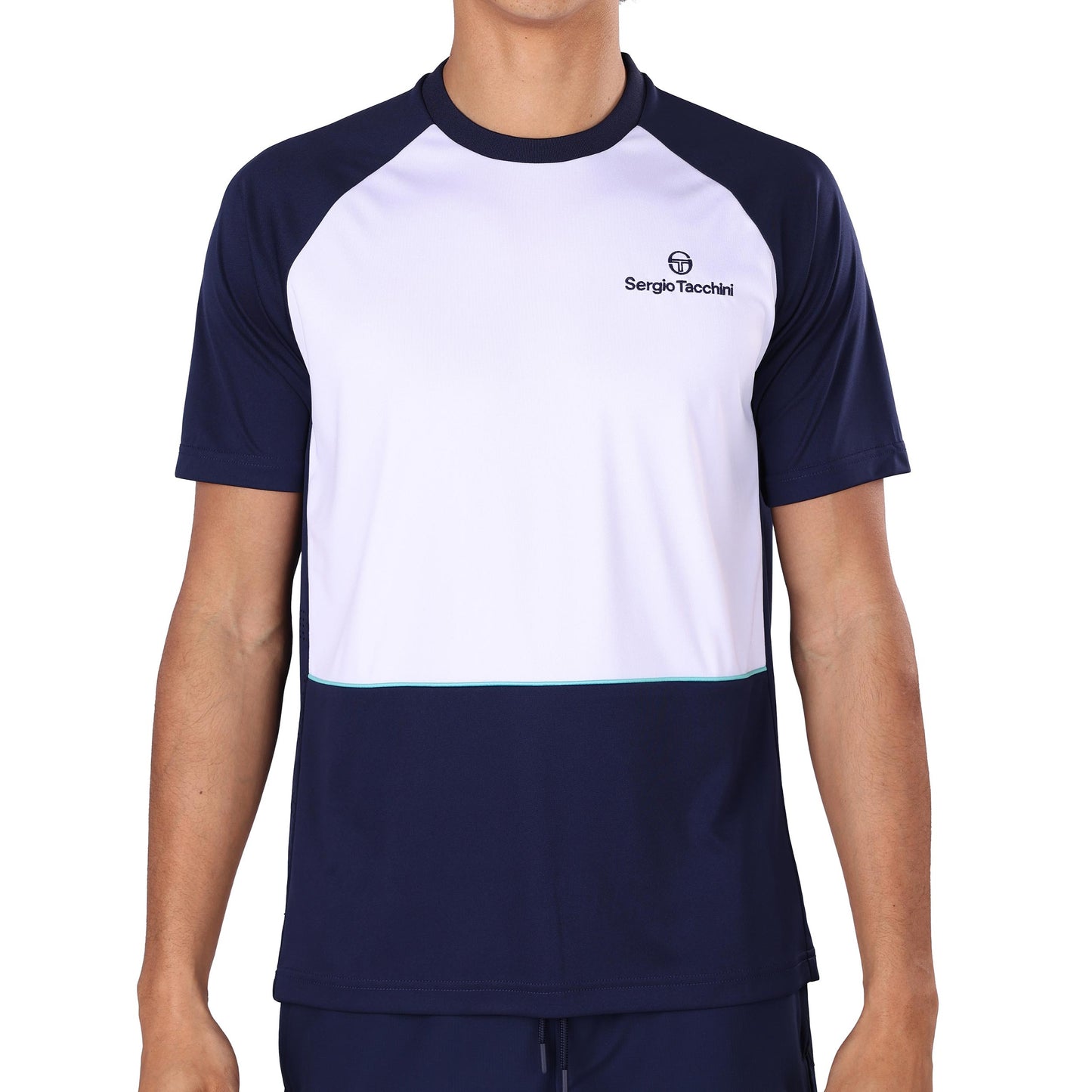 Sergio Tacchini Nilo Maglietta Uomini-blu scuro