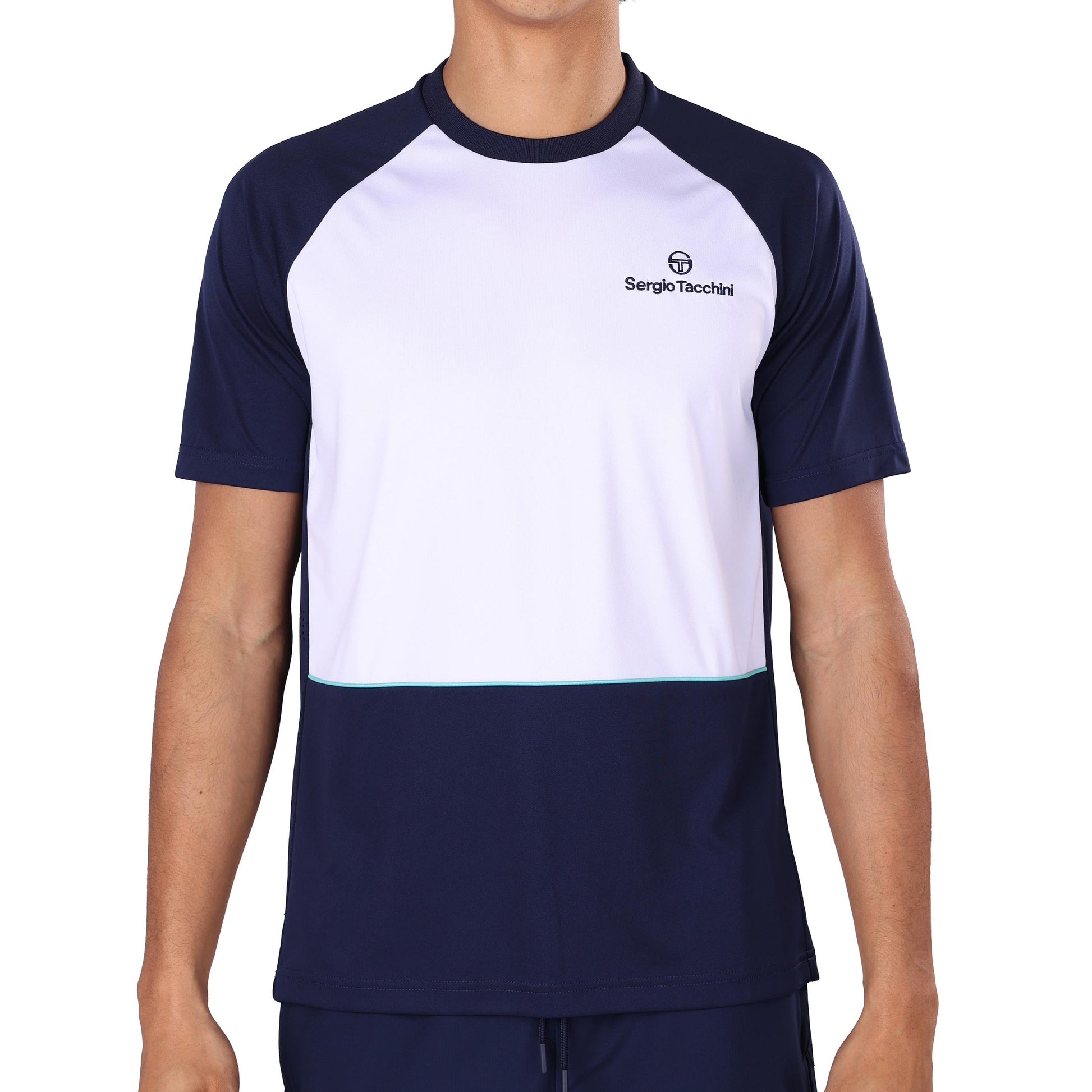 Sergio Tacchini Nilo Maglietta Uomini-blu scuro