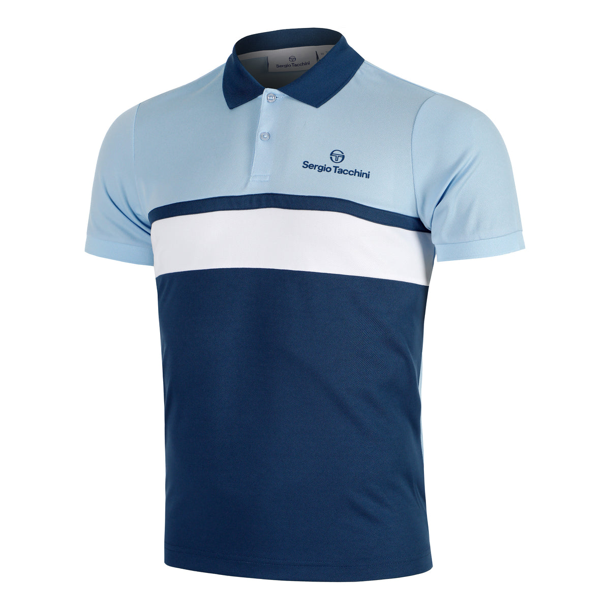 Sergio Tacchini Elfetta Polo Uomini - blu chiaro, blu