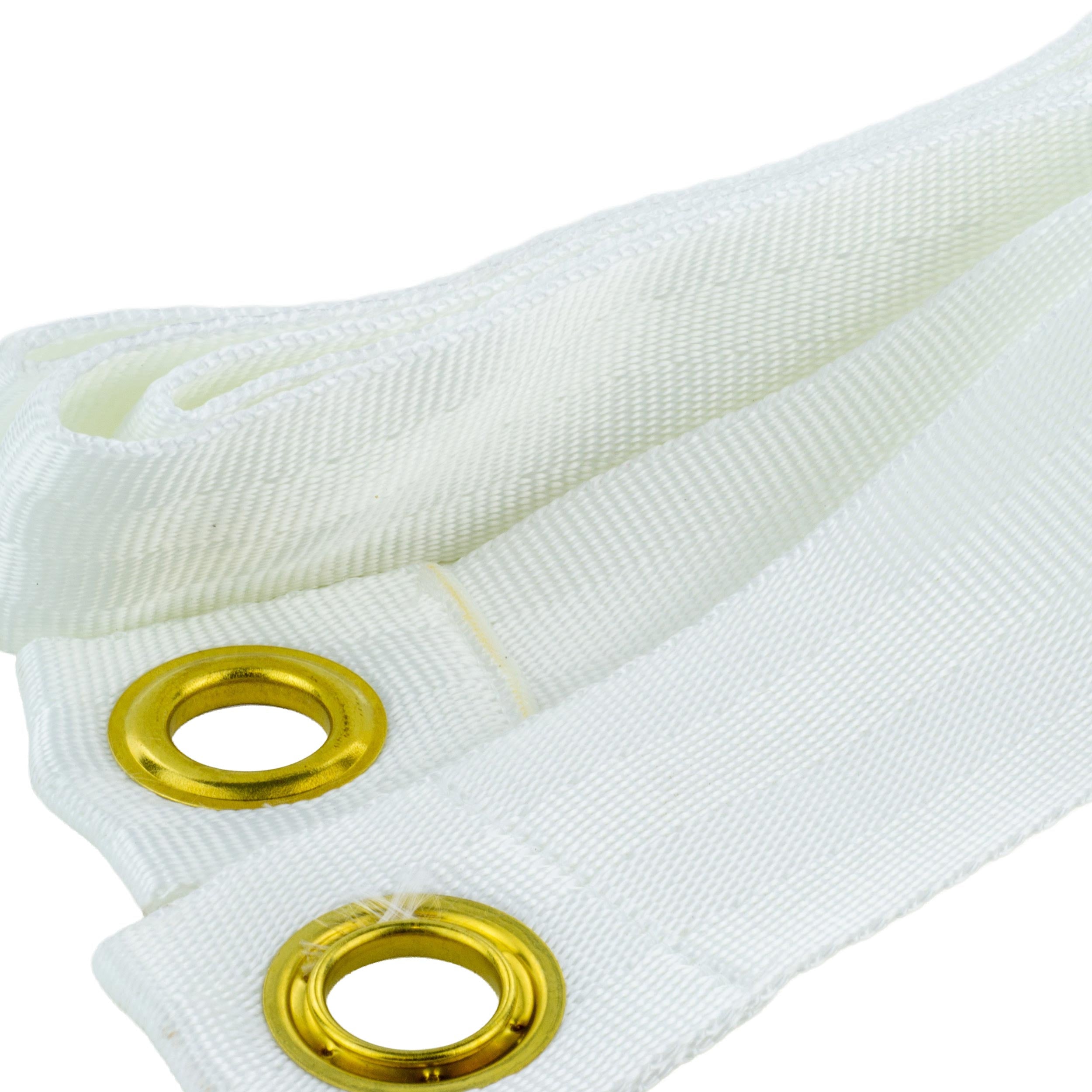 Tegra Fascia Di Regolazione Della Rete Con Occhielli-Bianco