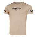 Borg Graphic Maglietta Uomini - beige, nero