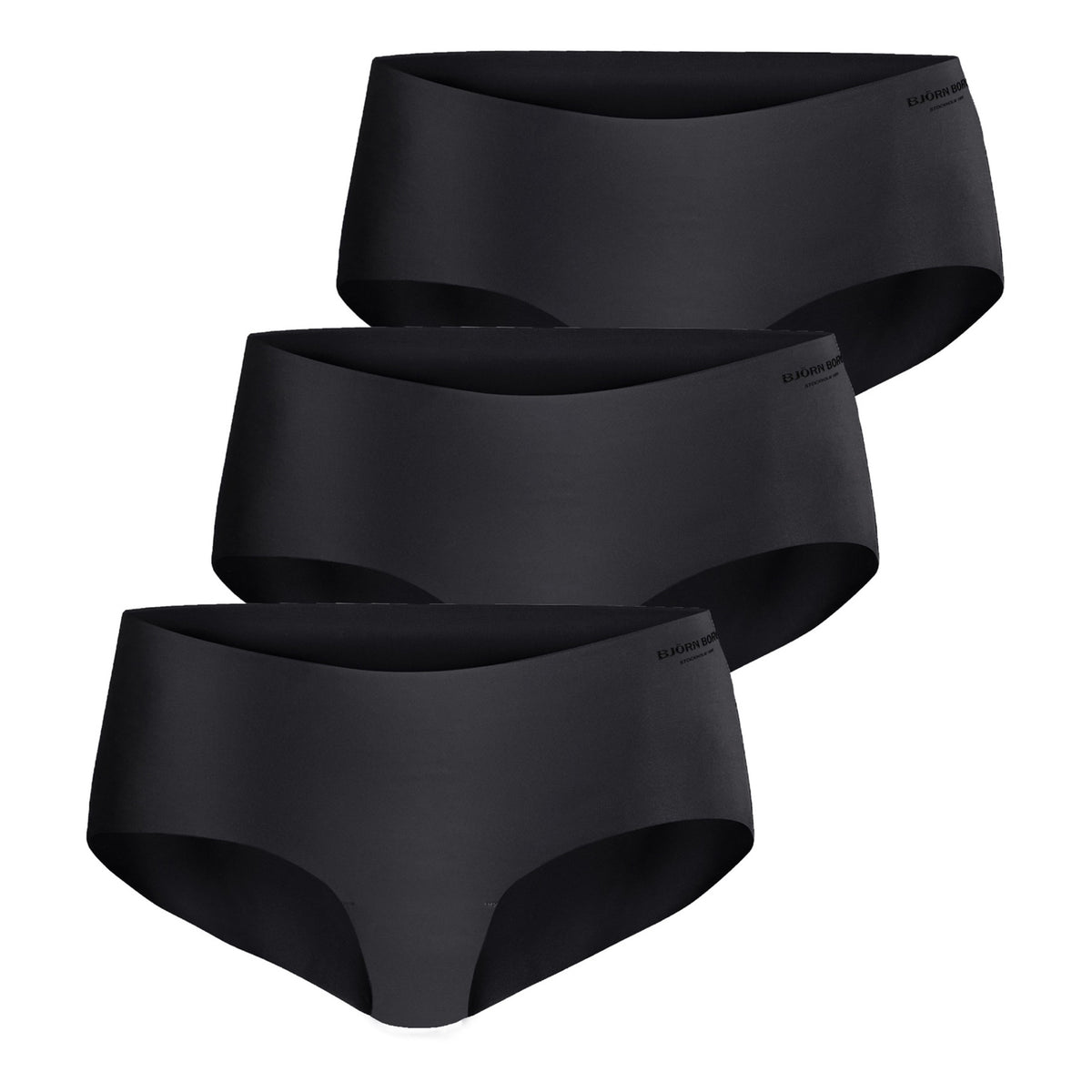 Björn Borg Performance Slip Confezione Da 3 Donna-Nero