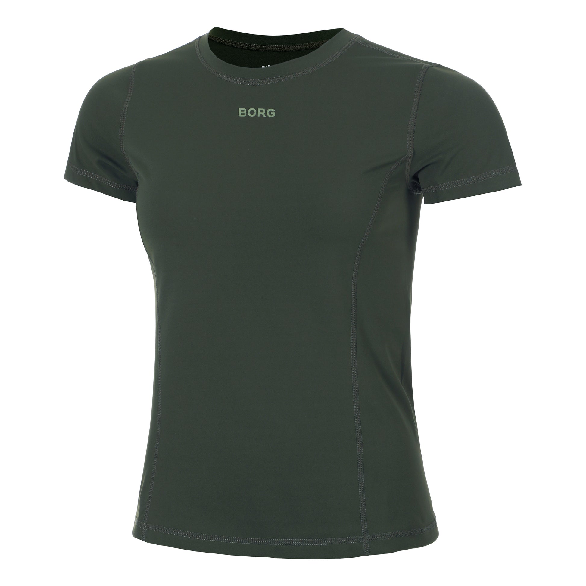 Björn Borg Sleek Slim Maglietta Donna-Verde Scuro