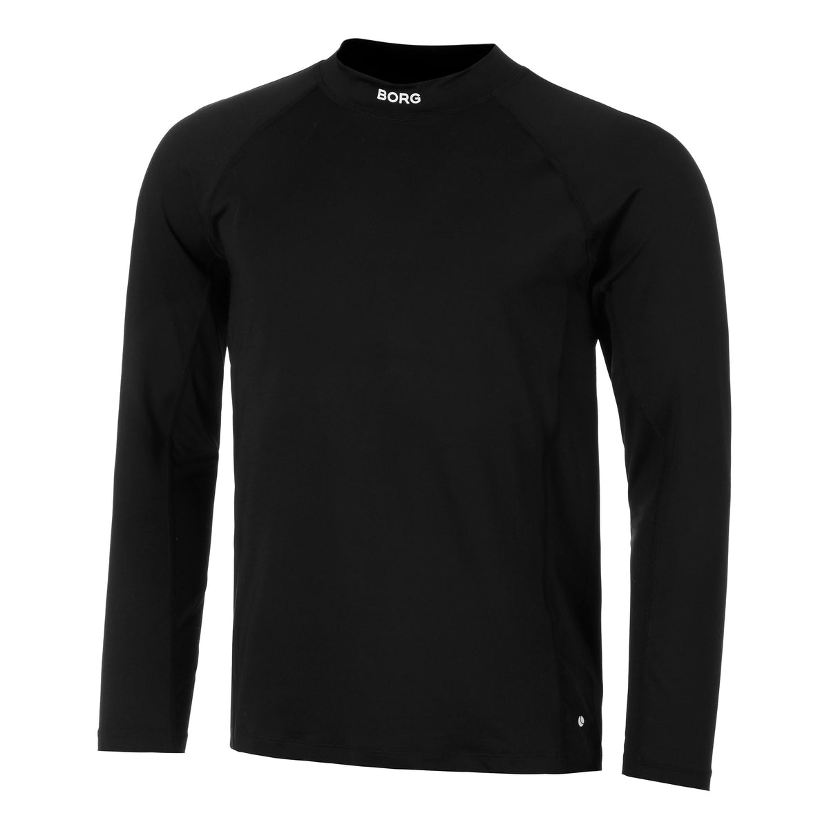 Björn Borg Mock Neck Manica Lunga Uomini-Nero
