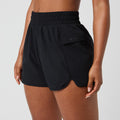 Borg Loose Pantaloncini Donna-Nero