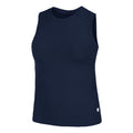 Ace Pocket Ribbed Canottiera Donna - blu scuro