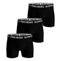 Stretch Boxer Confezione Da 3 Uomini-Nero