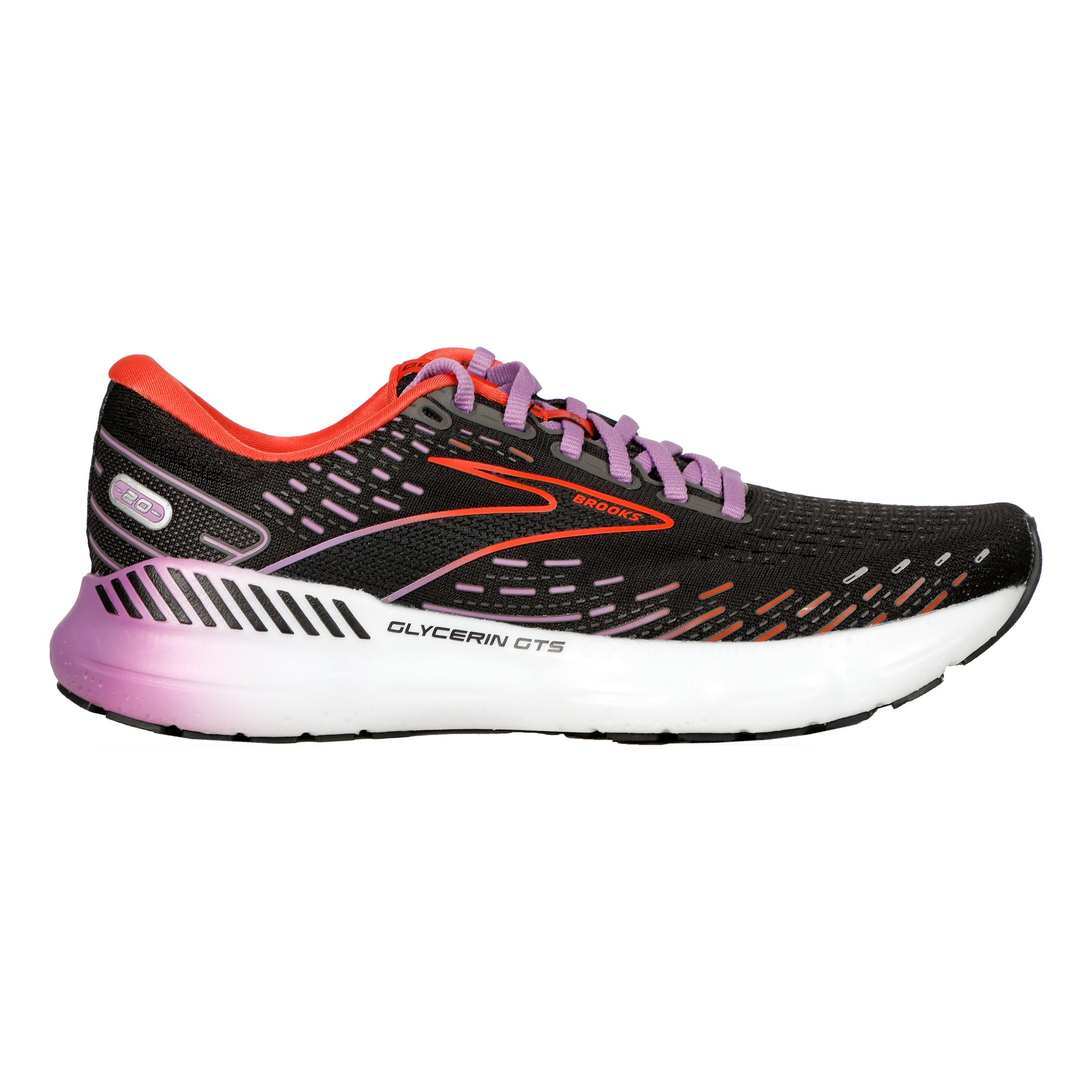 Brooks Glycerin 20 Scarpe Neutrali Donna-Nero,Arancione