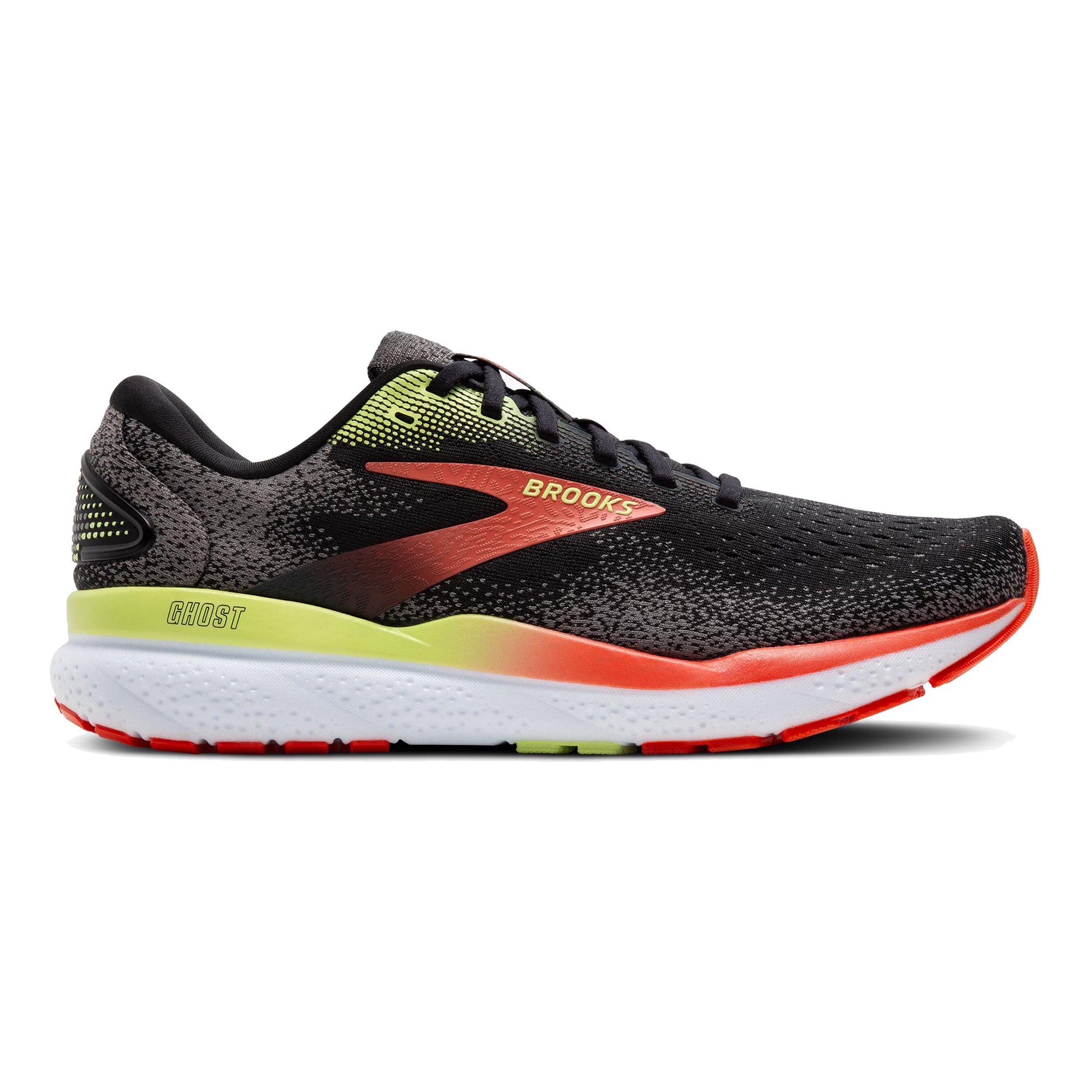 Brooks Ghost 16 Scarpe Neutrali Uomini-Nero,Arancione
