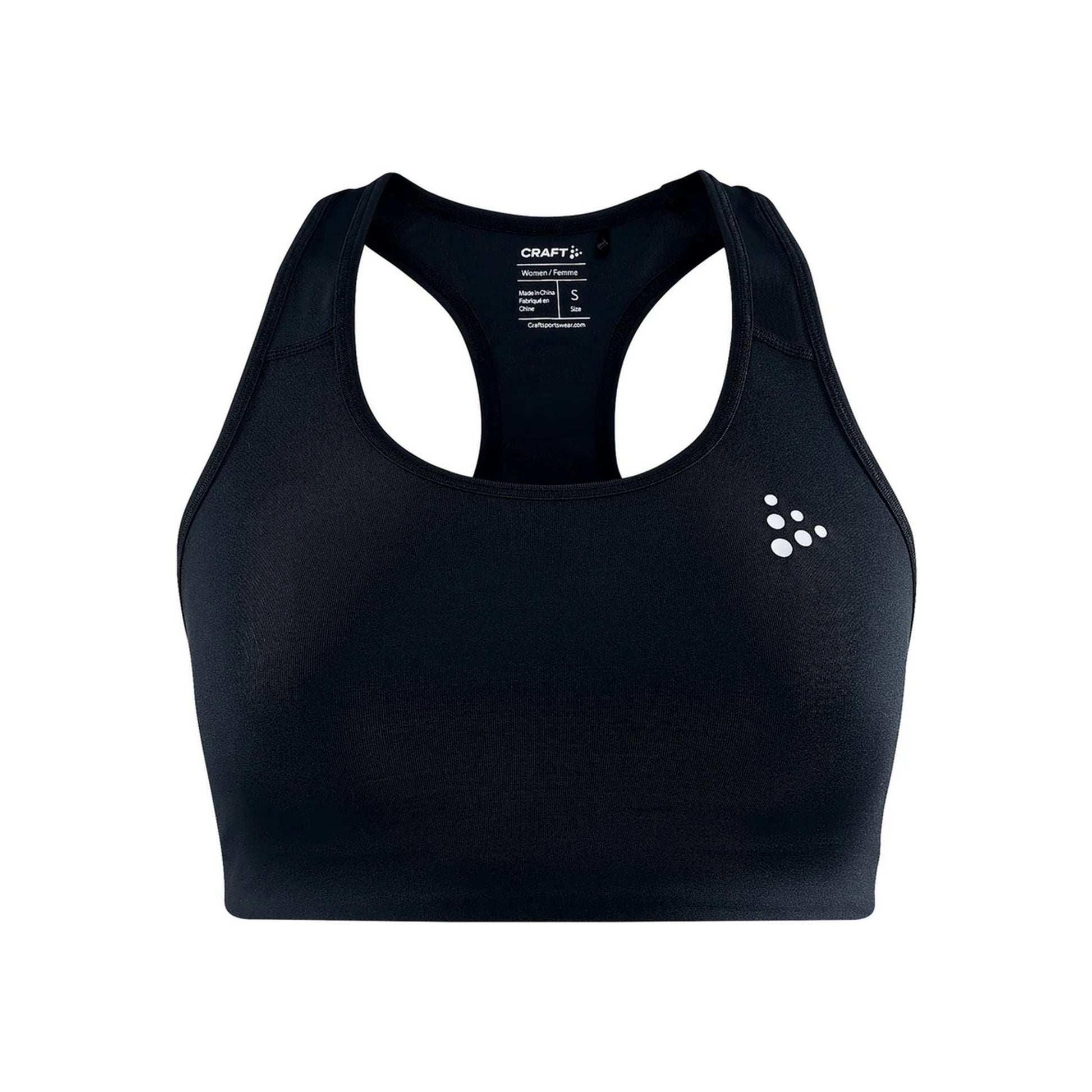 Craft Training Classic Reggiseni Sportivi Donna-Nero