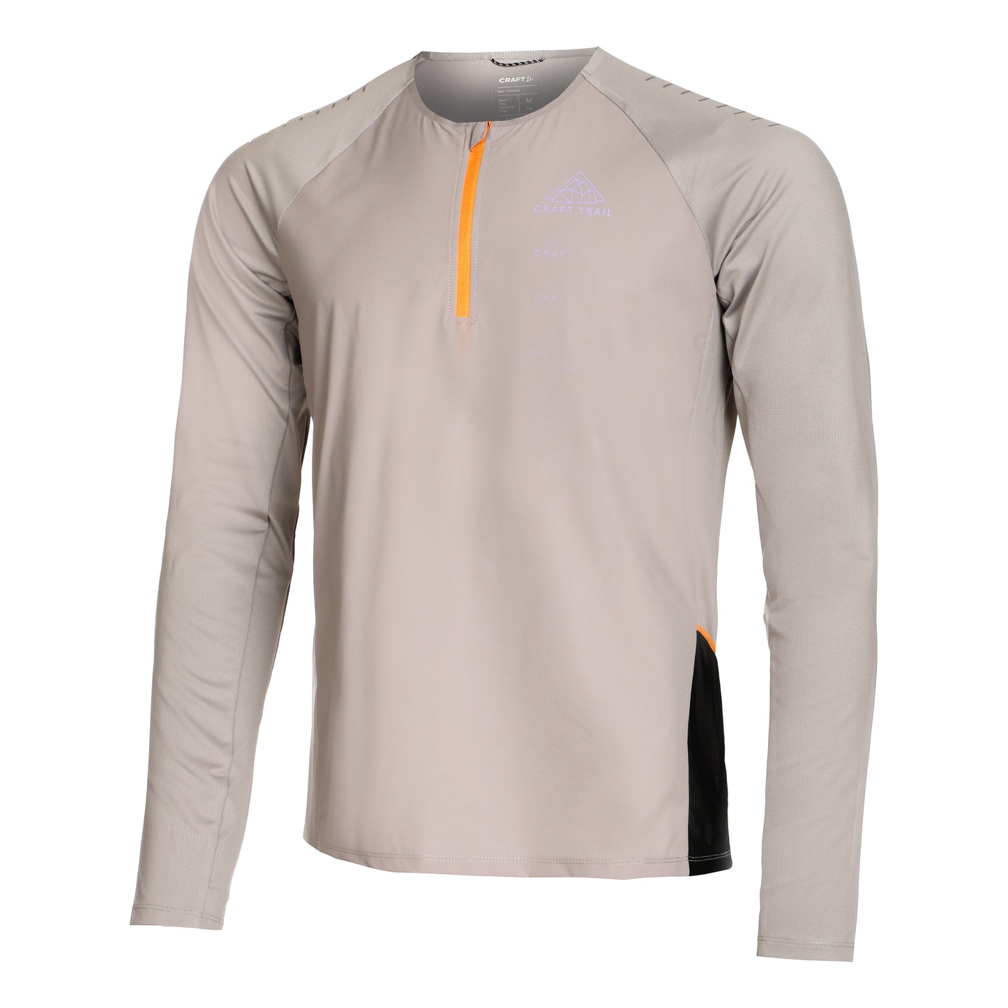 Craft Pro Trail Wind Top da corsa Uomini - grigio,